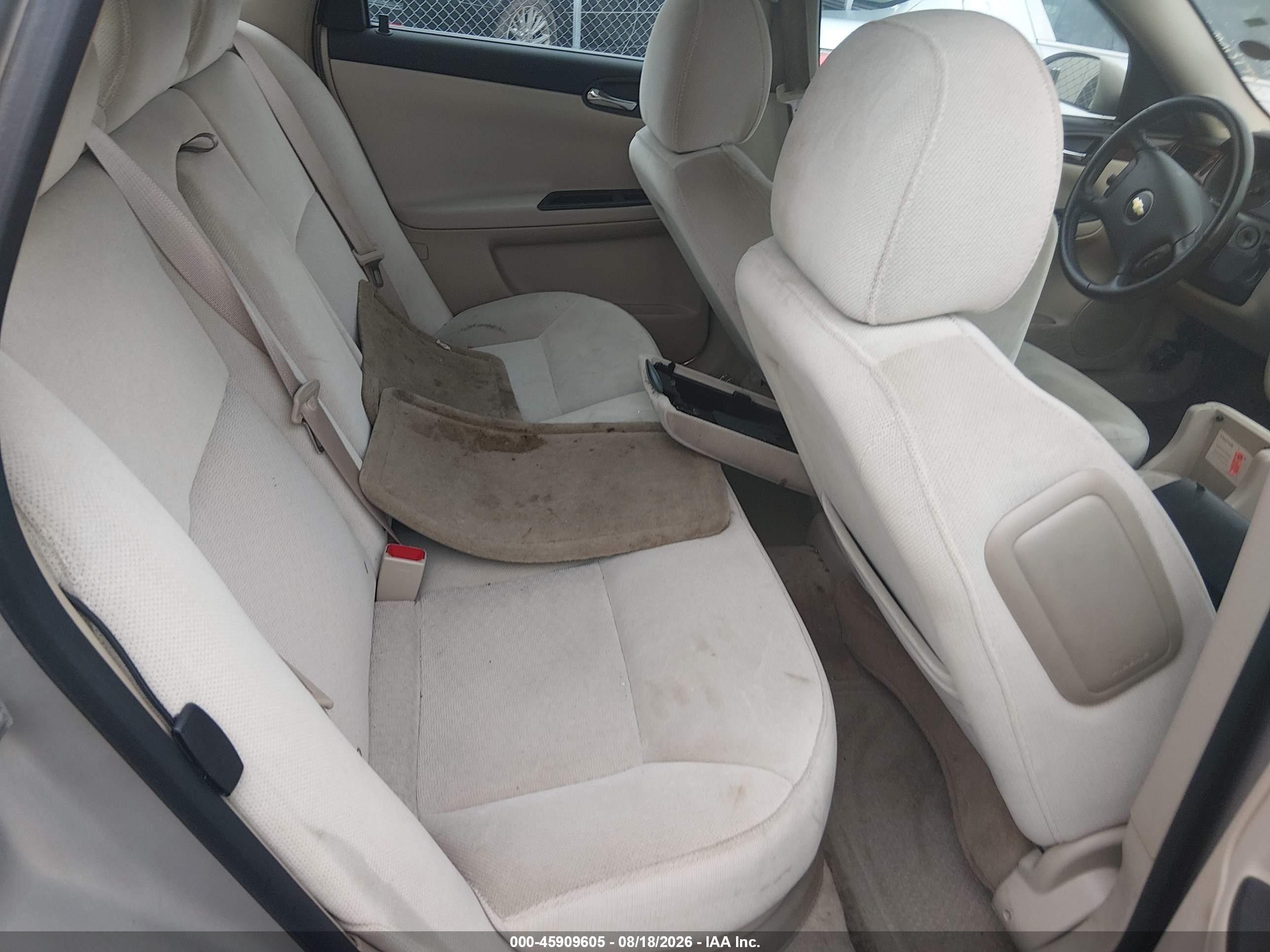2010 Chevrolet Impala Lt Tan vin: 2G1WB5EN3A1138801