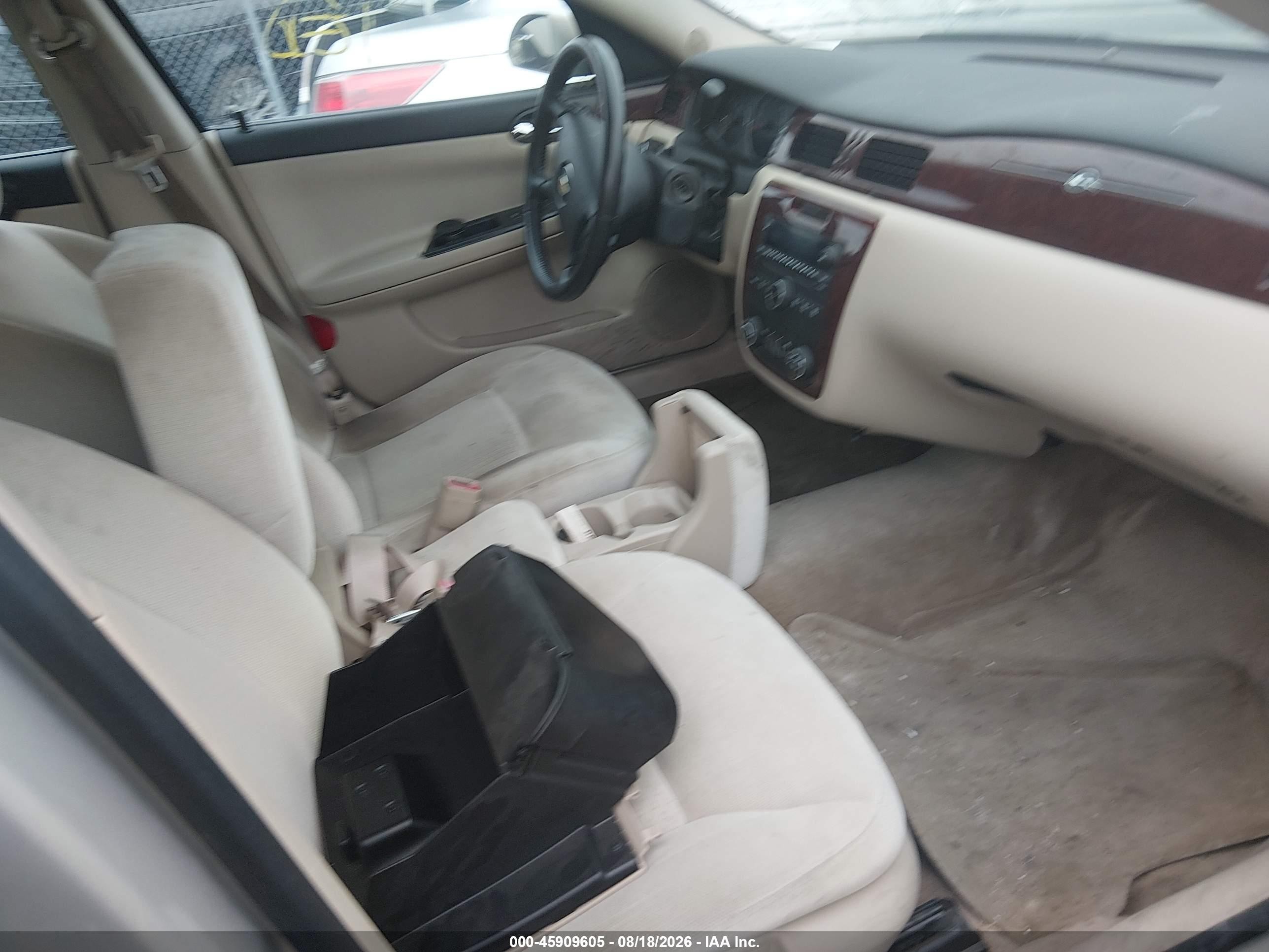 2010 Chevrolet Impala Lt Tan vin: 2G1WB5EN3A1138801