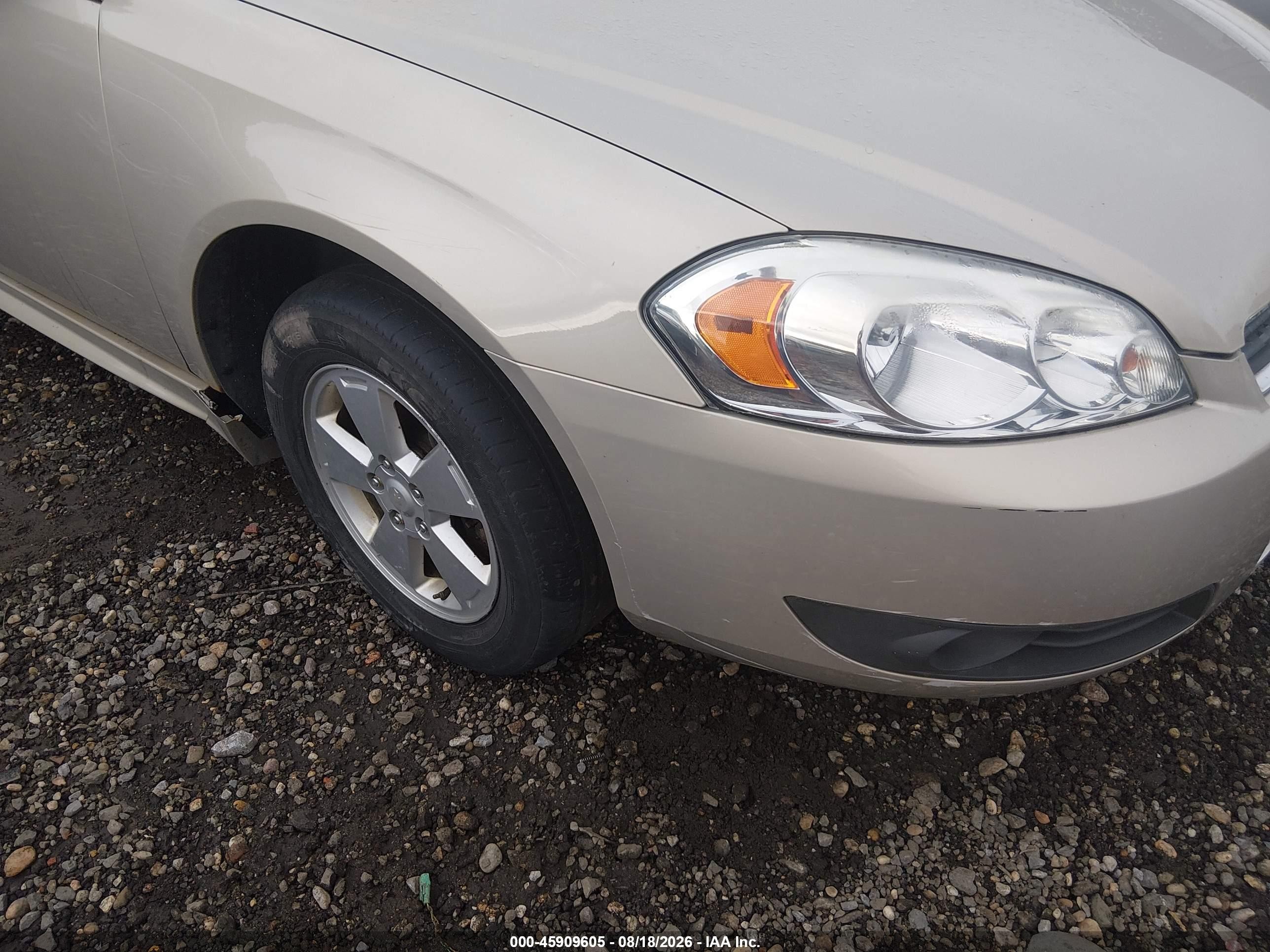 2010 Chevrolet Impala Lt Tan vin: 2G1WB5EN3A1138801