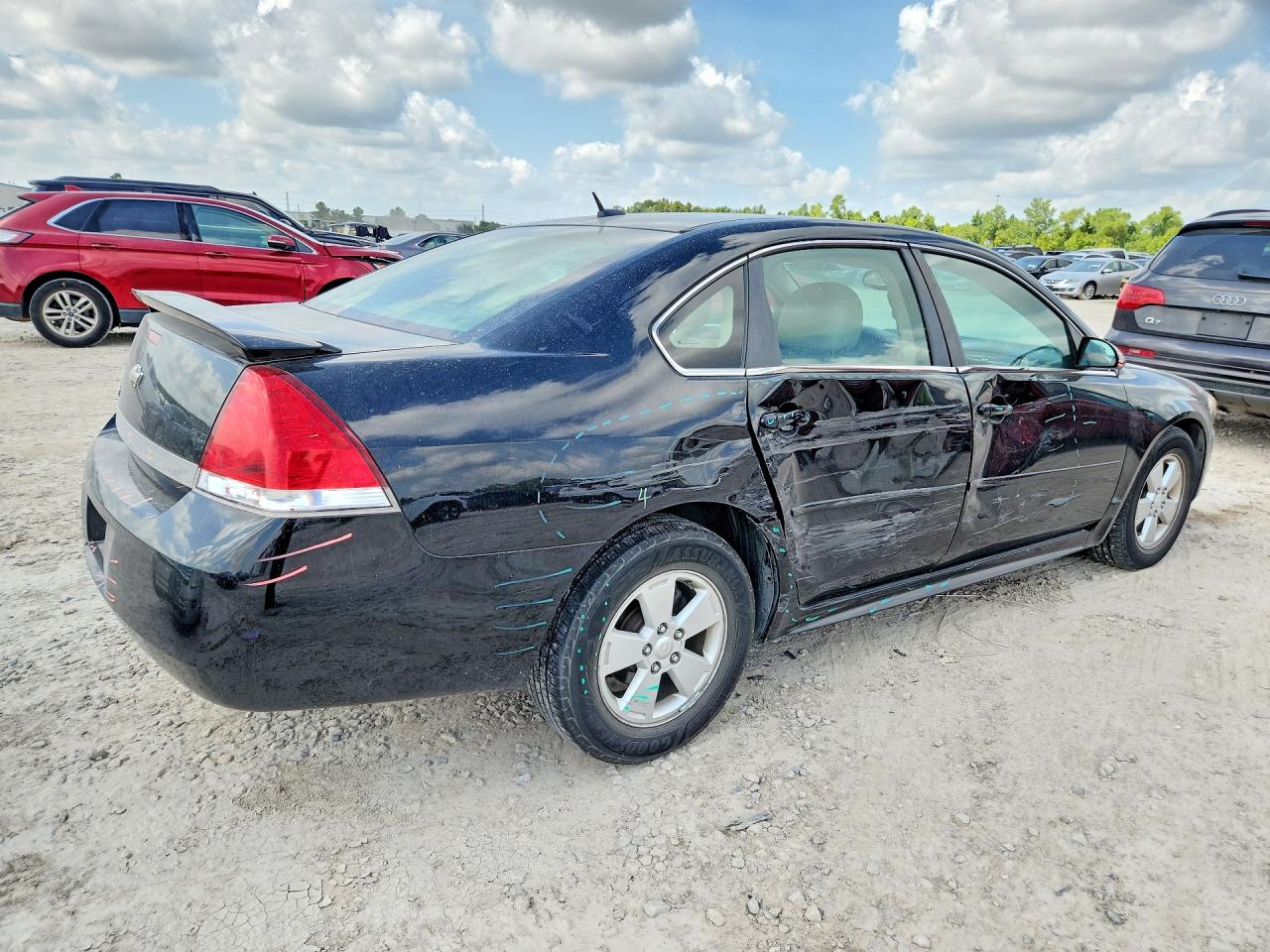 2010 Chevrolet Impala Lt Black vin: 2G1WB5EN3A1160409