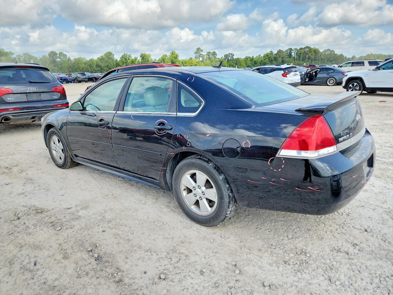 2010 Chevrolet Impala Lt Black vin: 2G1WB5EN3A1160409