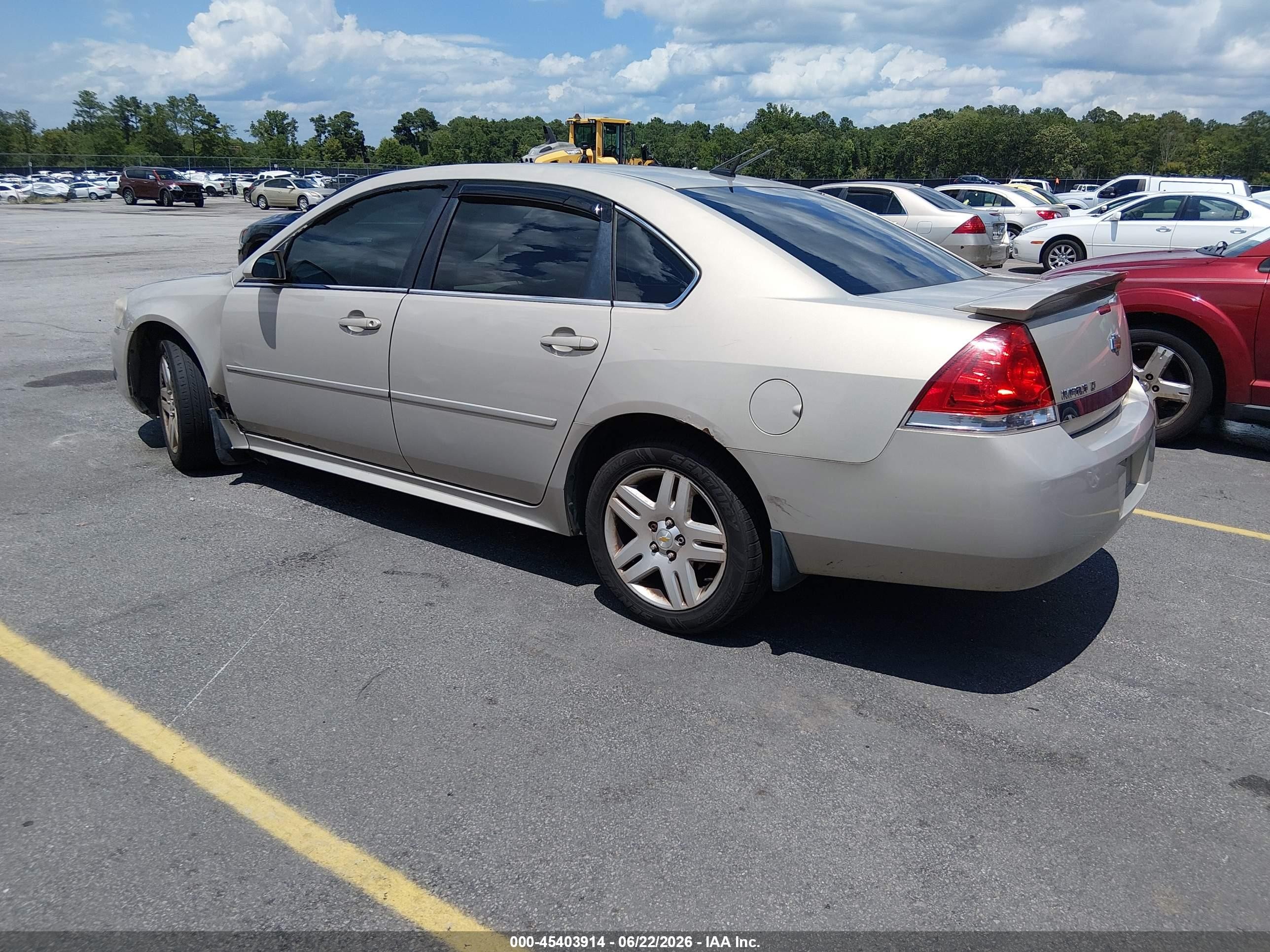 2010 Chevrolet Impala Lt Beige vin: 2G1WB5EN3A1175363