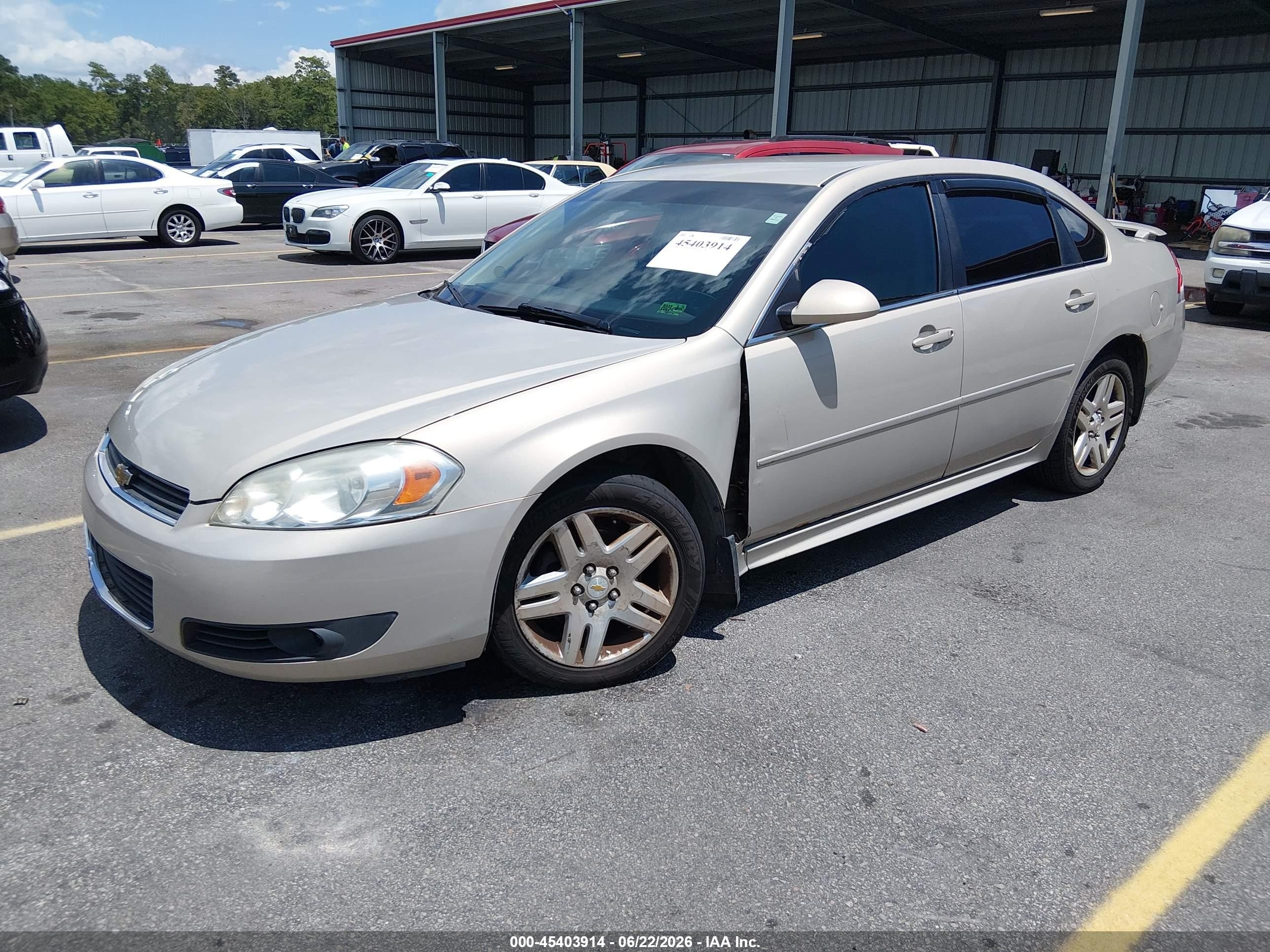 2010 Chevrolet Impala Lt Beige vin: 2G1WB5EN3A1175363