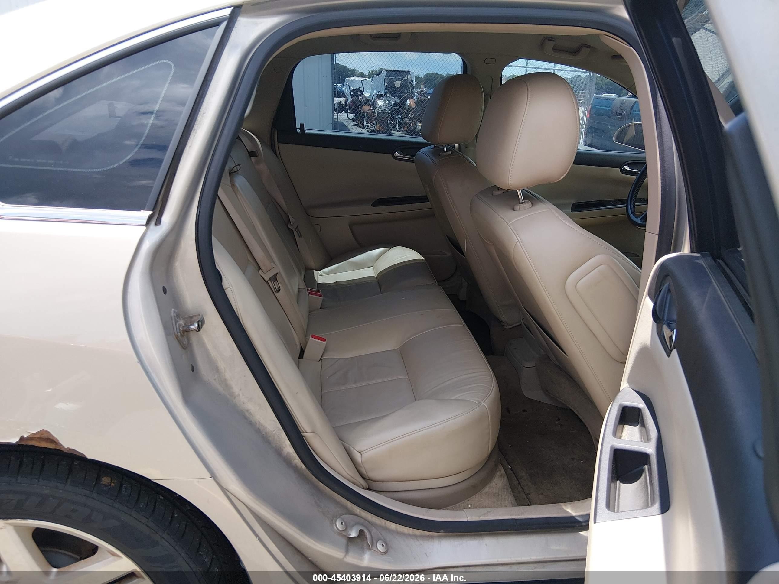 2010 Chevrolet Impala Lt Beige vin: 2G1WB5EN3A1175363