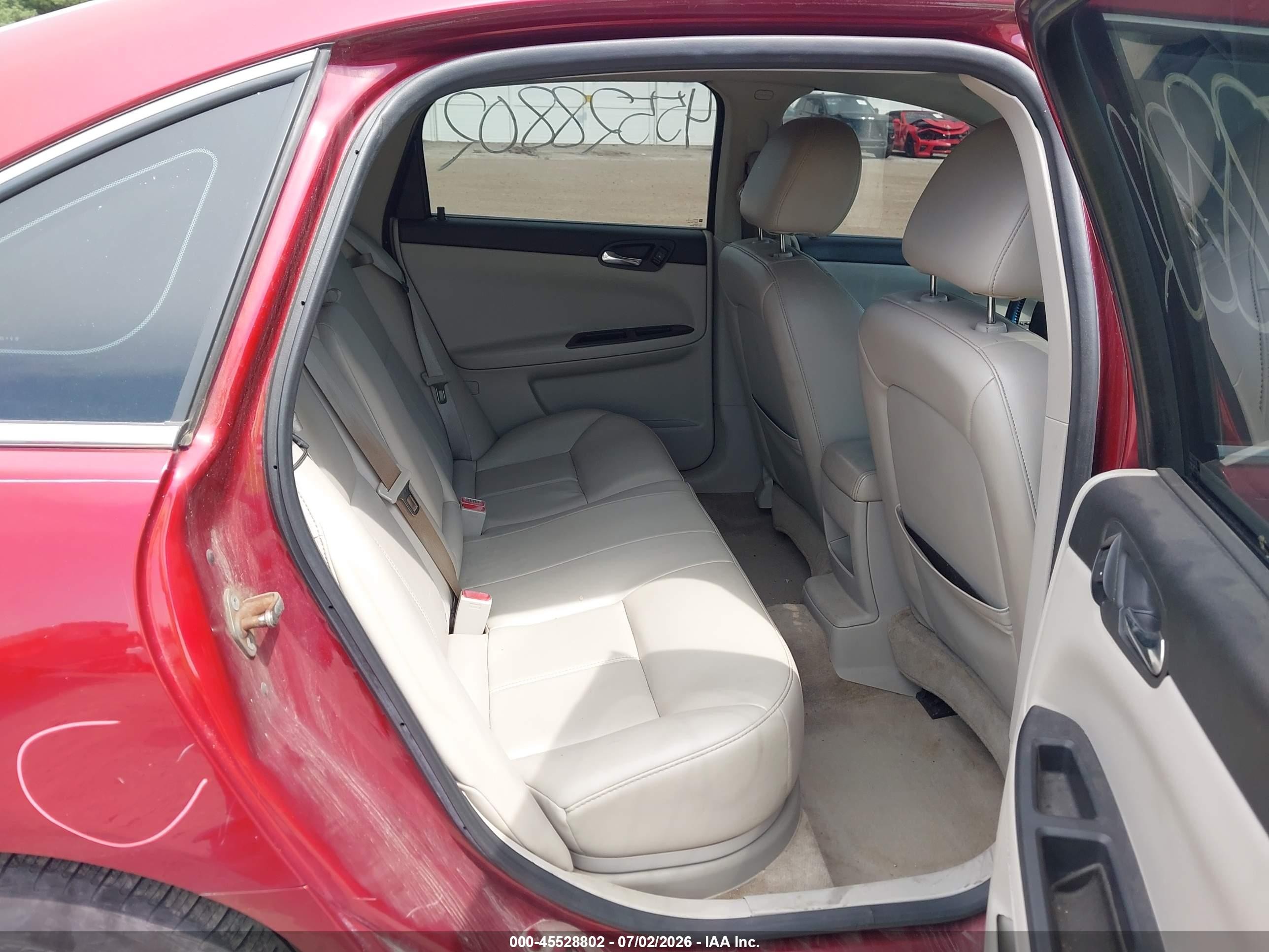 2010 Chevrolet Impala Lt Burgundy vin: 2G1WB5EN3A1230491