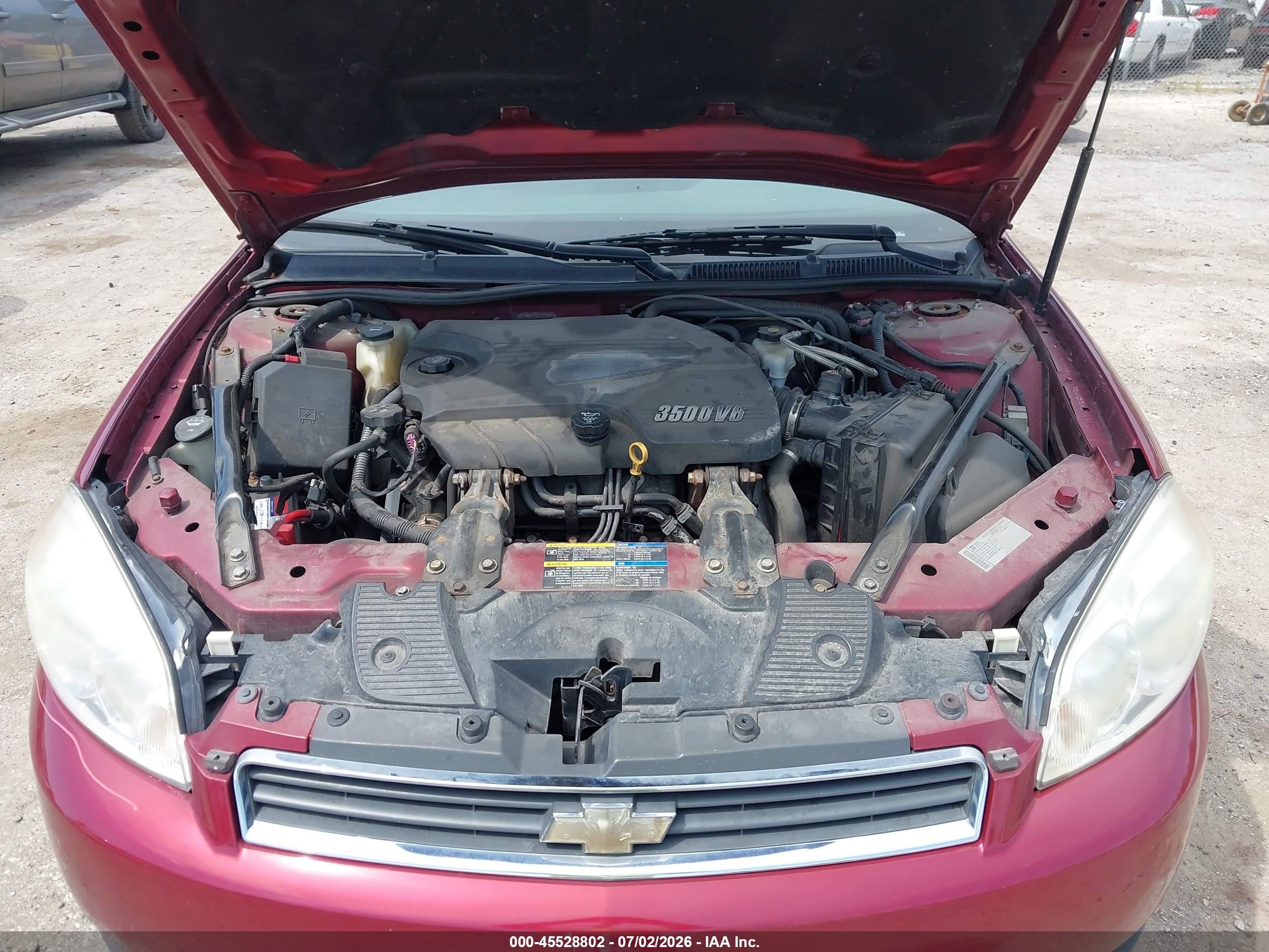 2010 Chevrolet Impala Lt Burgundy vin: 2G1WB5EN3A1230491