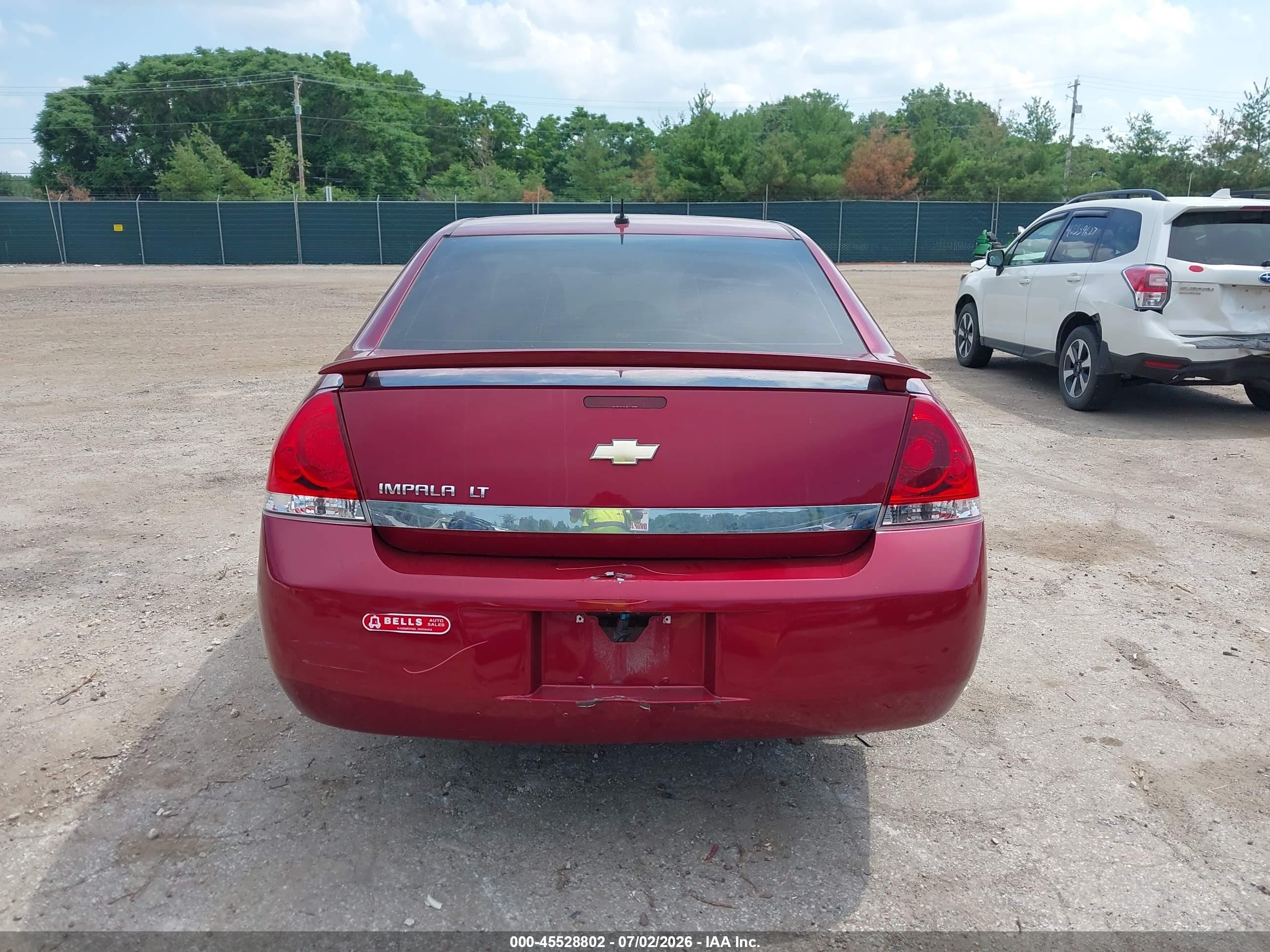 2010 Chevrolet Impala Lt Burgundy vin: 2G1WB5EN3A1230491