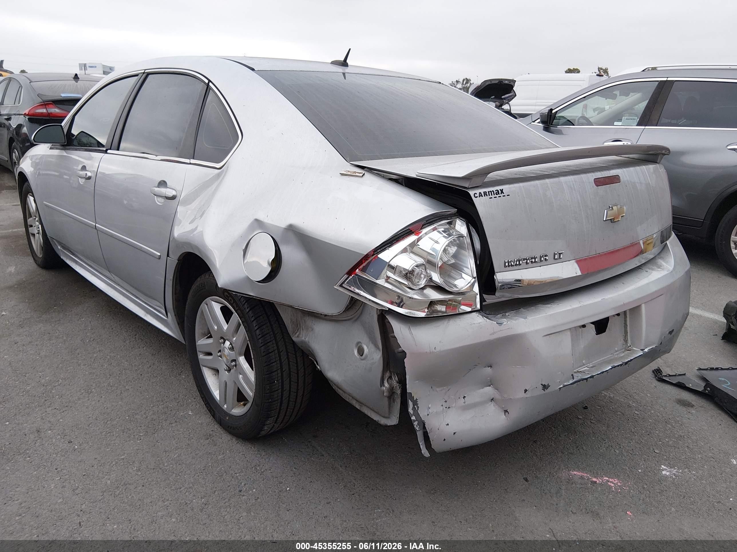 2010 Chevrolet Impala Lt Silver vin: 2G1WB5EN4A1179020