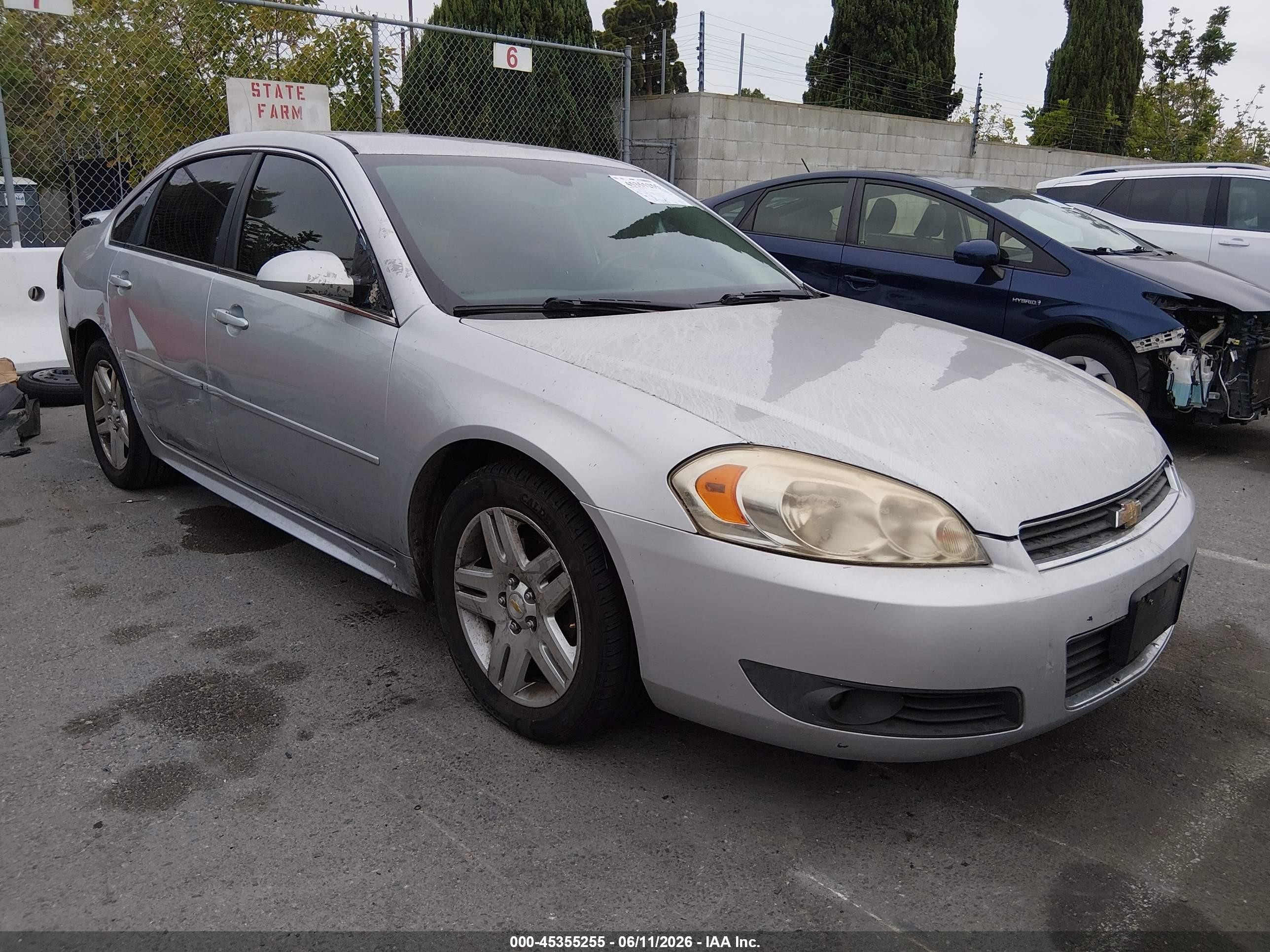 2010 Chevrolet Impala Lt Silver vin: 2G1WB5EN4A1179020