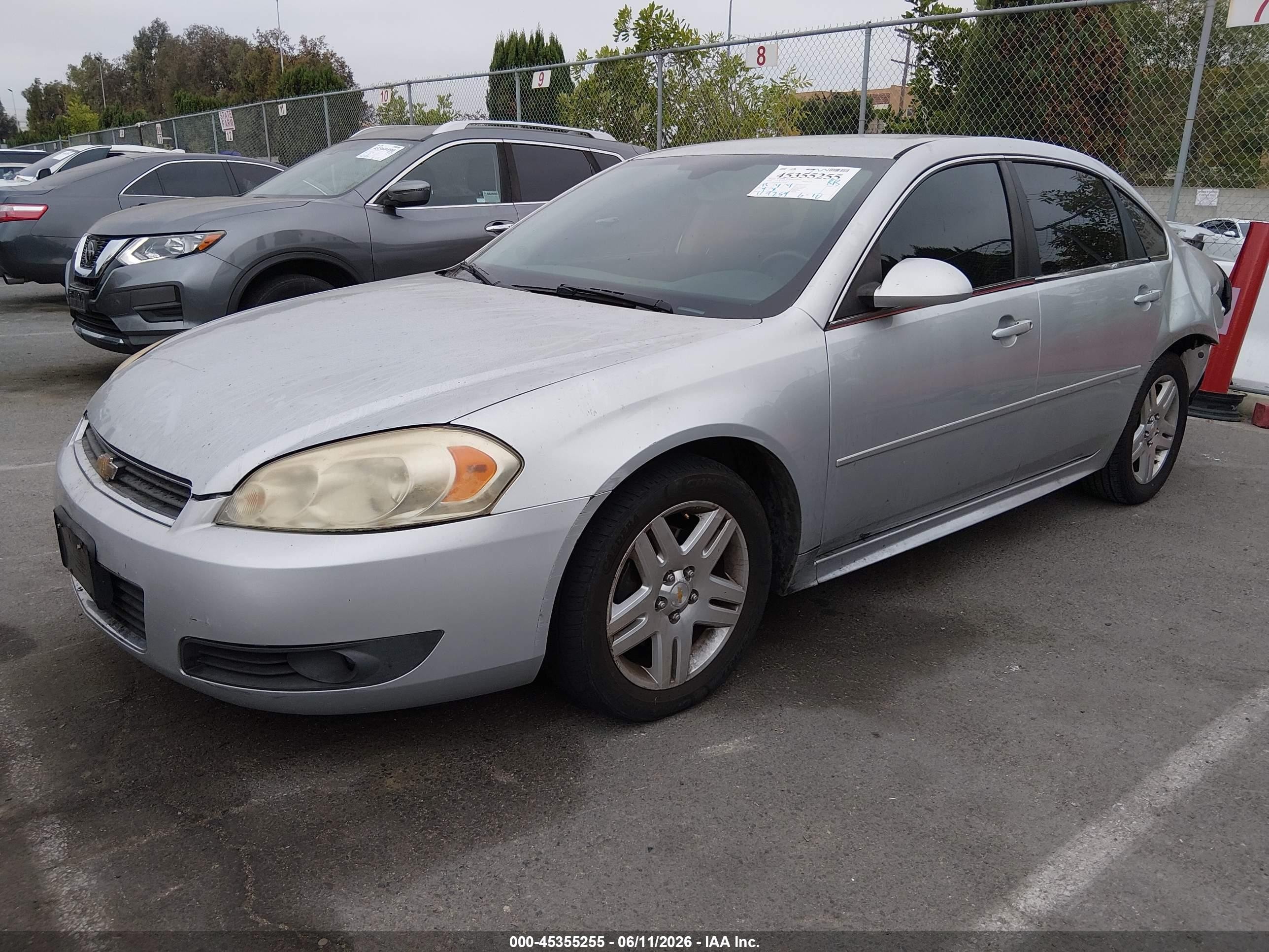 2010 Chevrolet Impala Lt Silver vin: 2G1WB5EN4A1179020