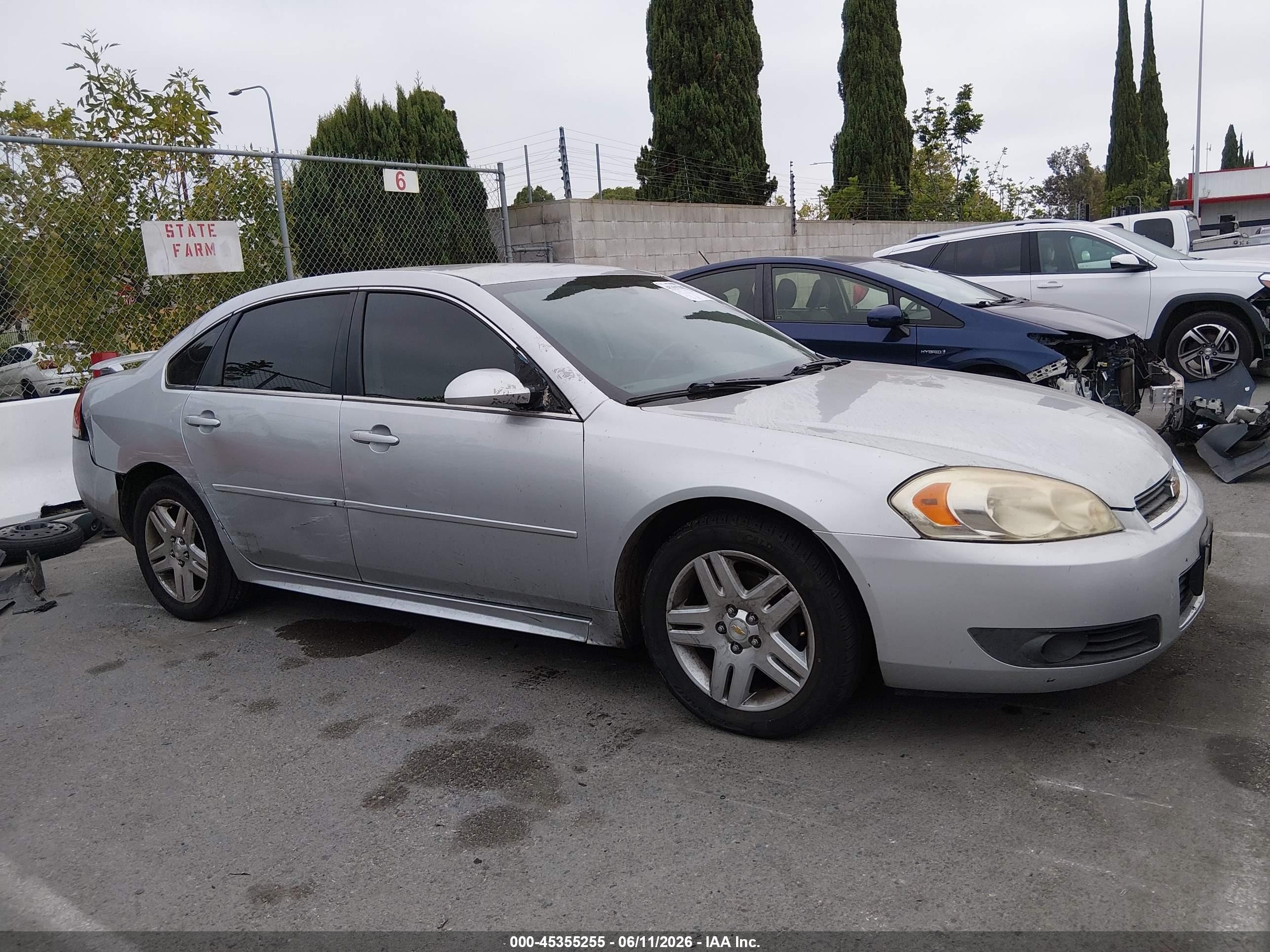 2010 Chevrolet Impala Lt Silver vin: 2G1WB5EN4A1179020