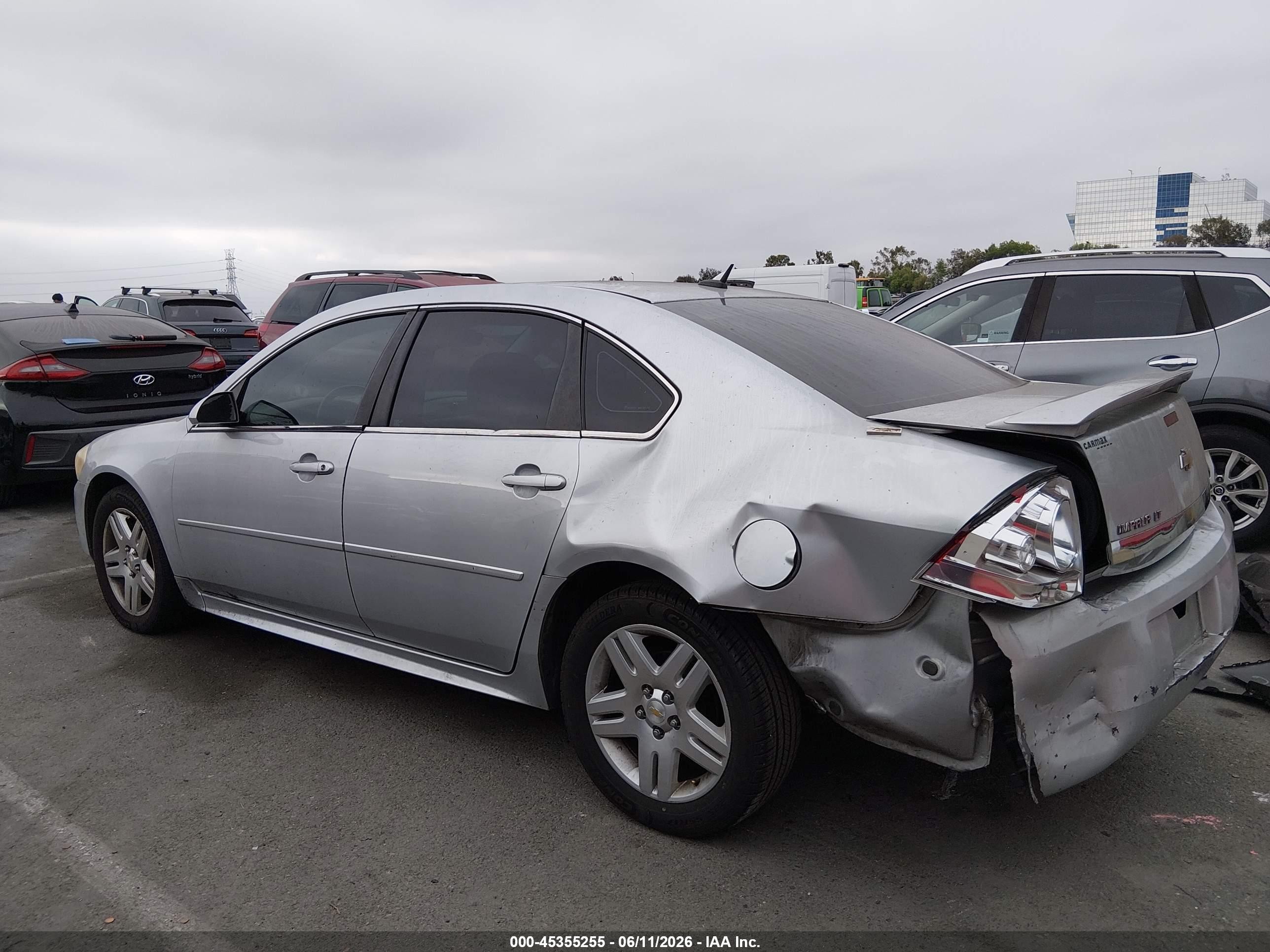 2010 Chevrolet Impala Lt Silver vin: 2G1WB5EN4A1179020