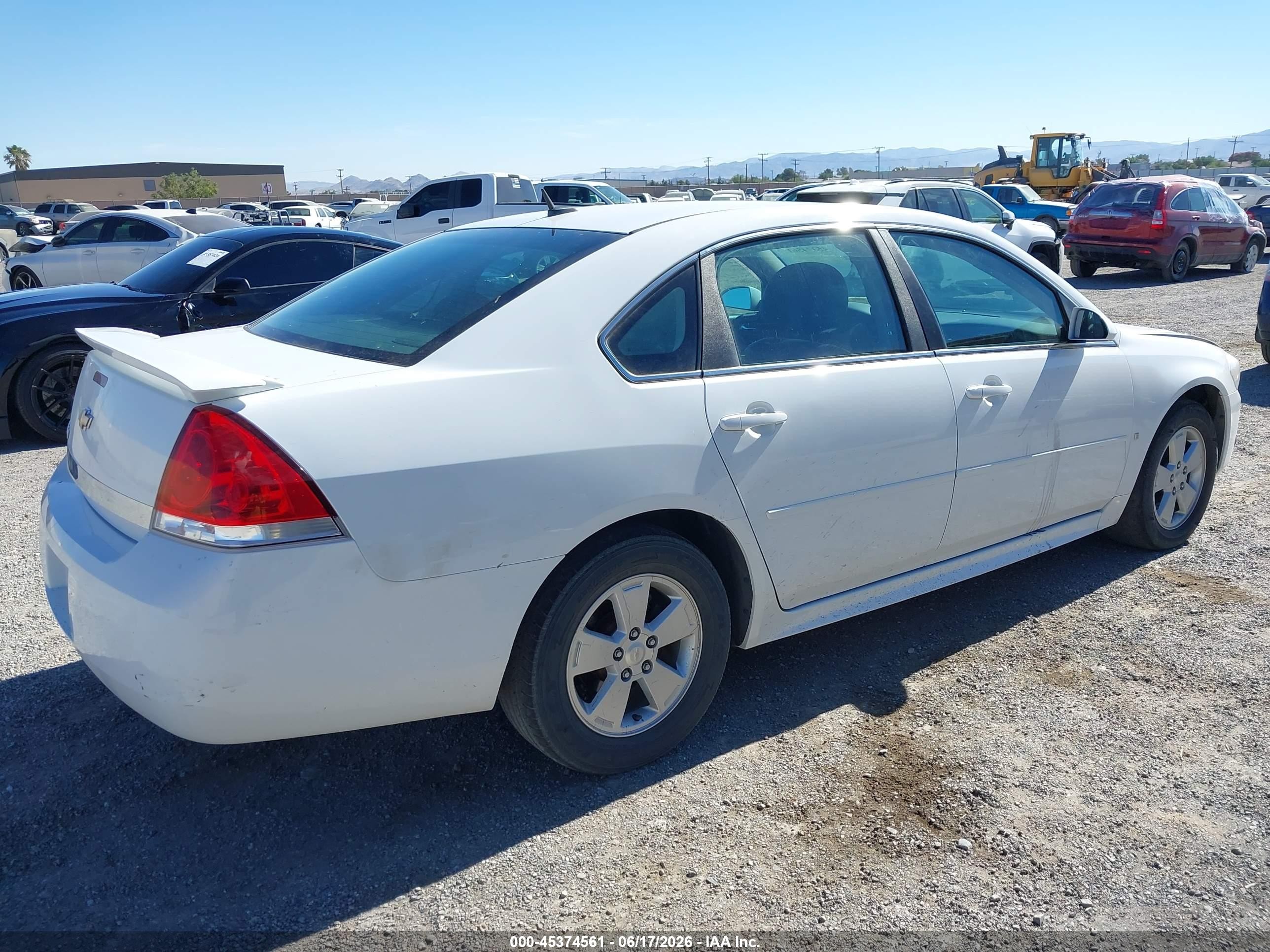 2010 Chevrolet Impala Lt White vin: 2G1WB5EN5A1129307