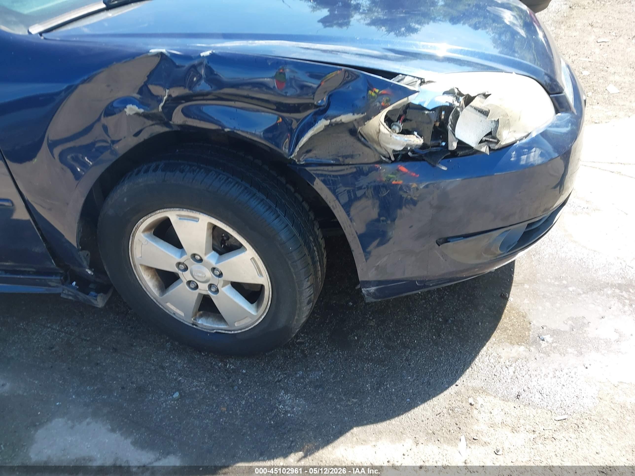 2010 Chevrolet Impala Lt Blue vin: 2G1WB5EN5A1217807