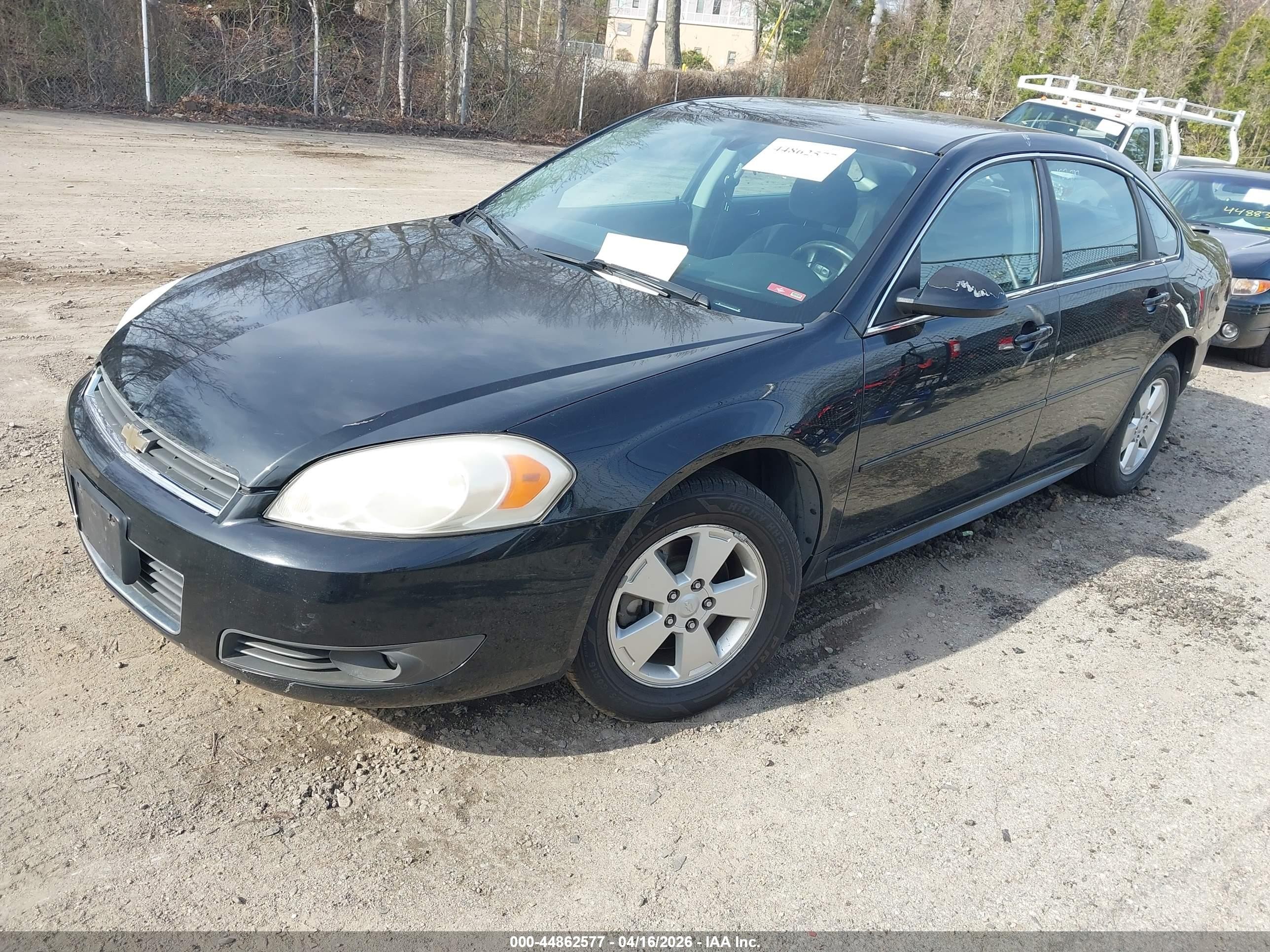 2010 Chevrolet Impala Lt Black vin: 2G1WB5EN5A1232257