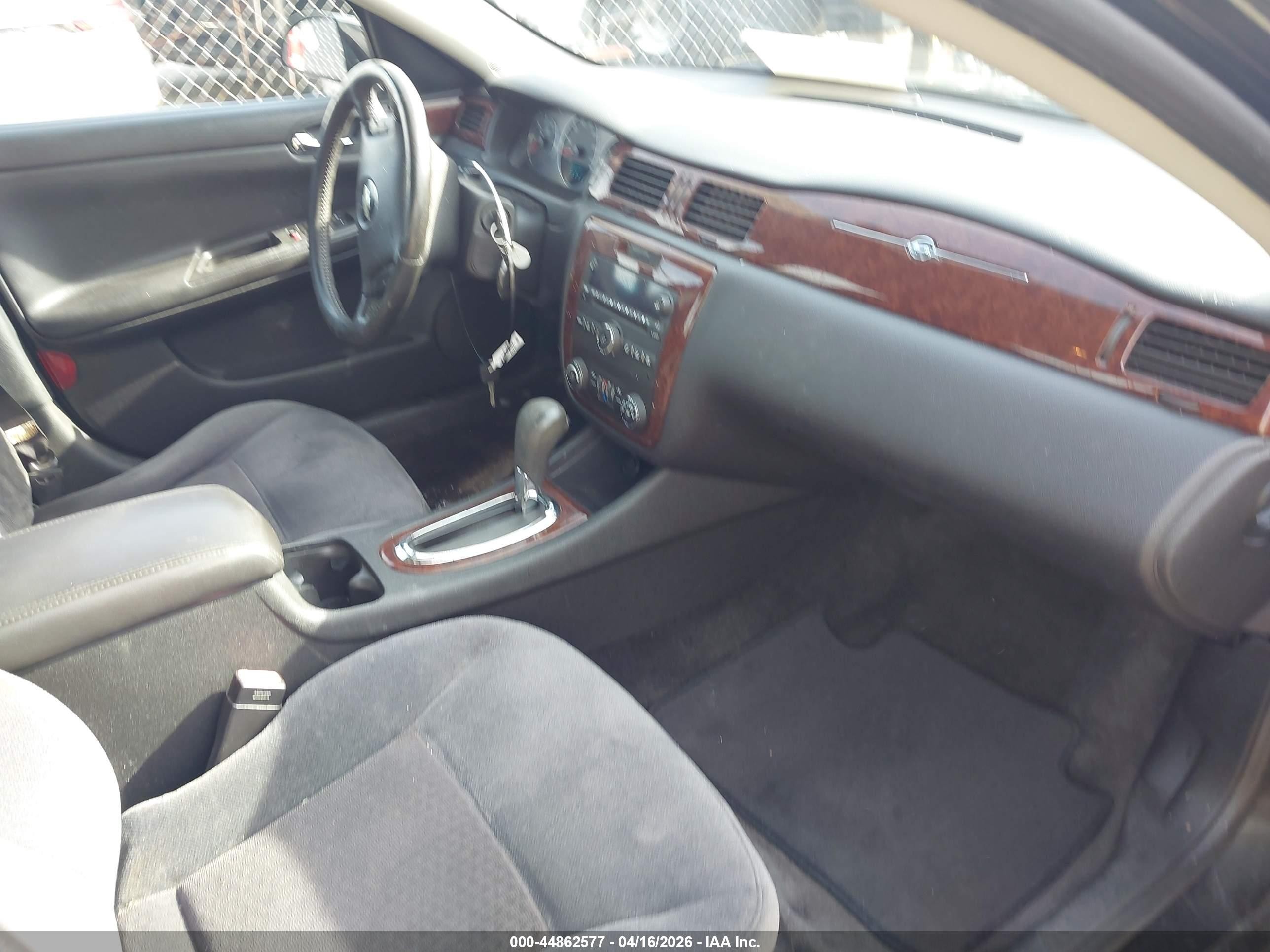 2010 Chevrolet Impala Lt Black vin: 2G1WB5EN5A1232257