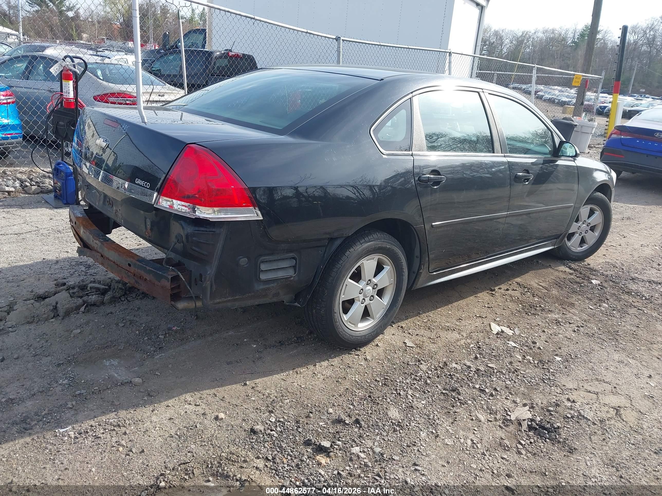2010 Chevrolet Impala Lt Black vin: 2G1WB5EN5A1232257