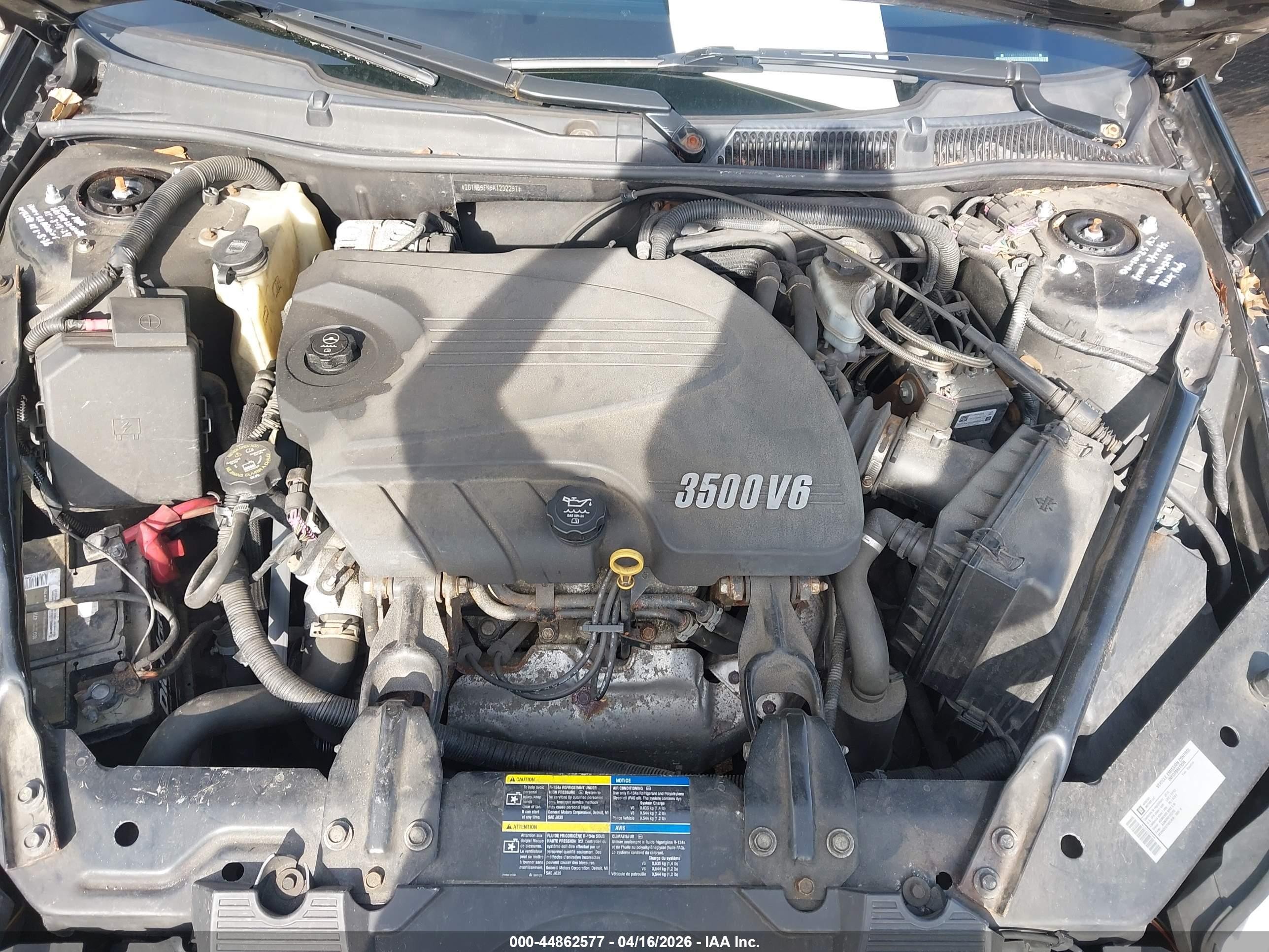 2010 Chevrolet Impala Lt Black vin: 2G1WB5EN5A1232257