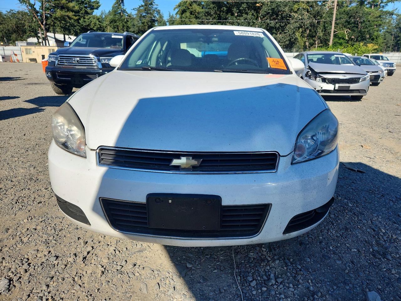 2010 Chevrolet Impala Lt White vin: 2G1WB5EN5A1265095