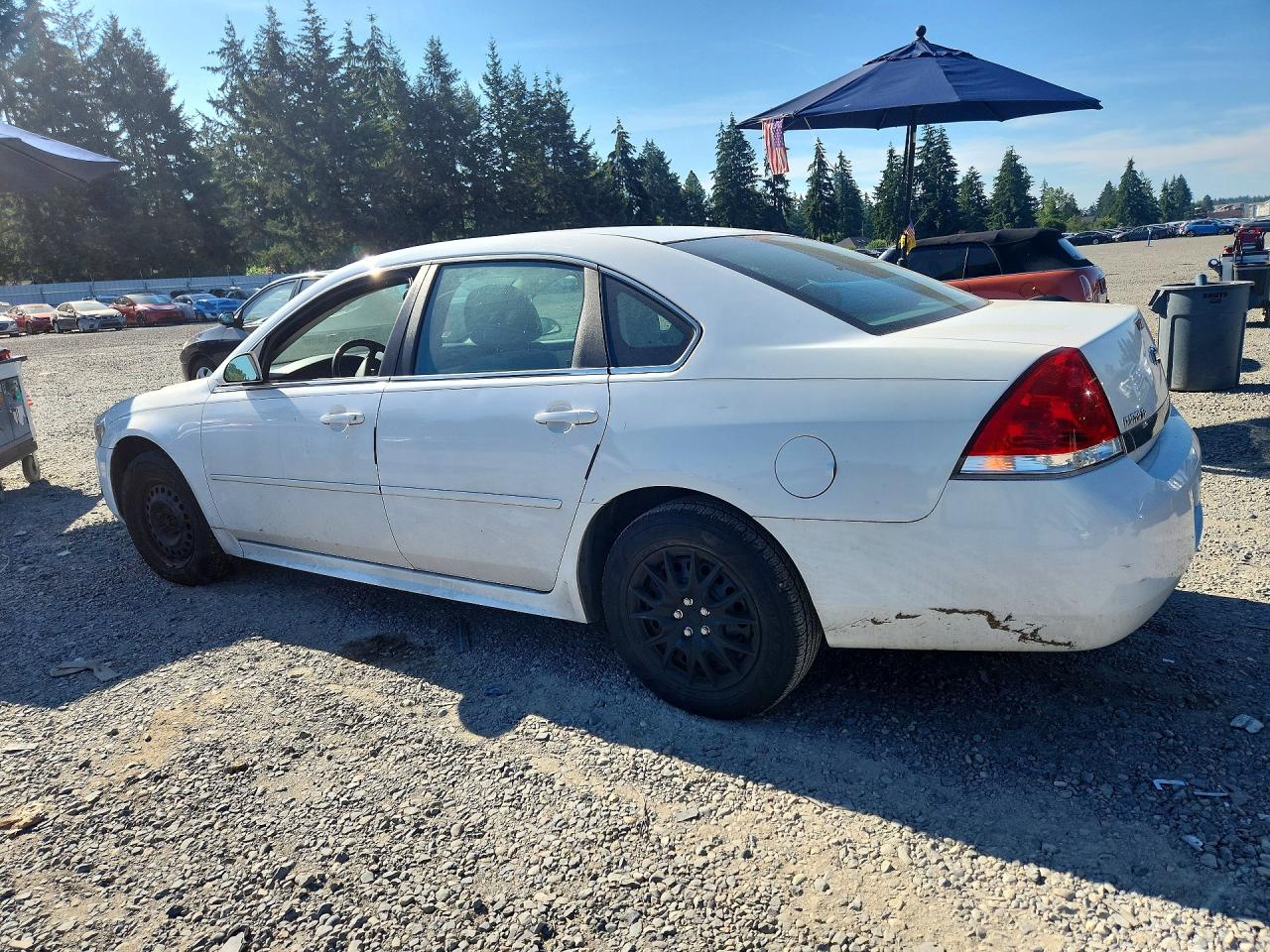 2010 Chevrolet Impala Lt White vin: 2G1WB5EN5A1265095