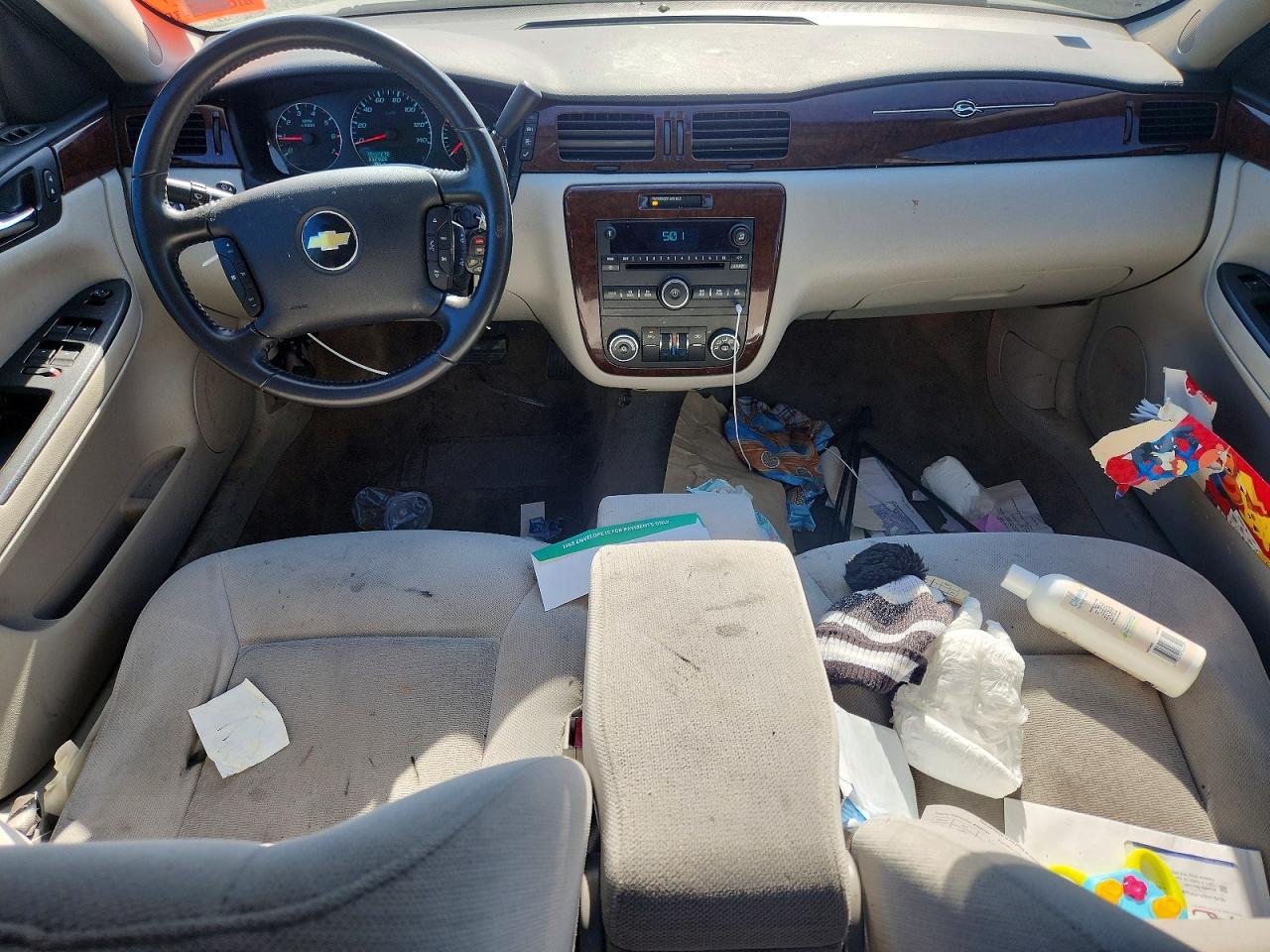 2010 Chevrolet Impala Lt White vin: 2G1WB5EN5A1265095