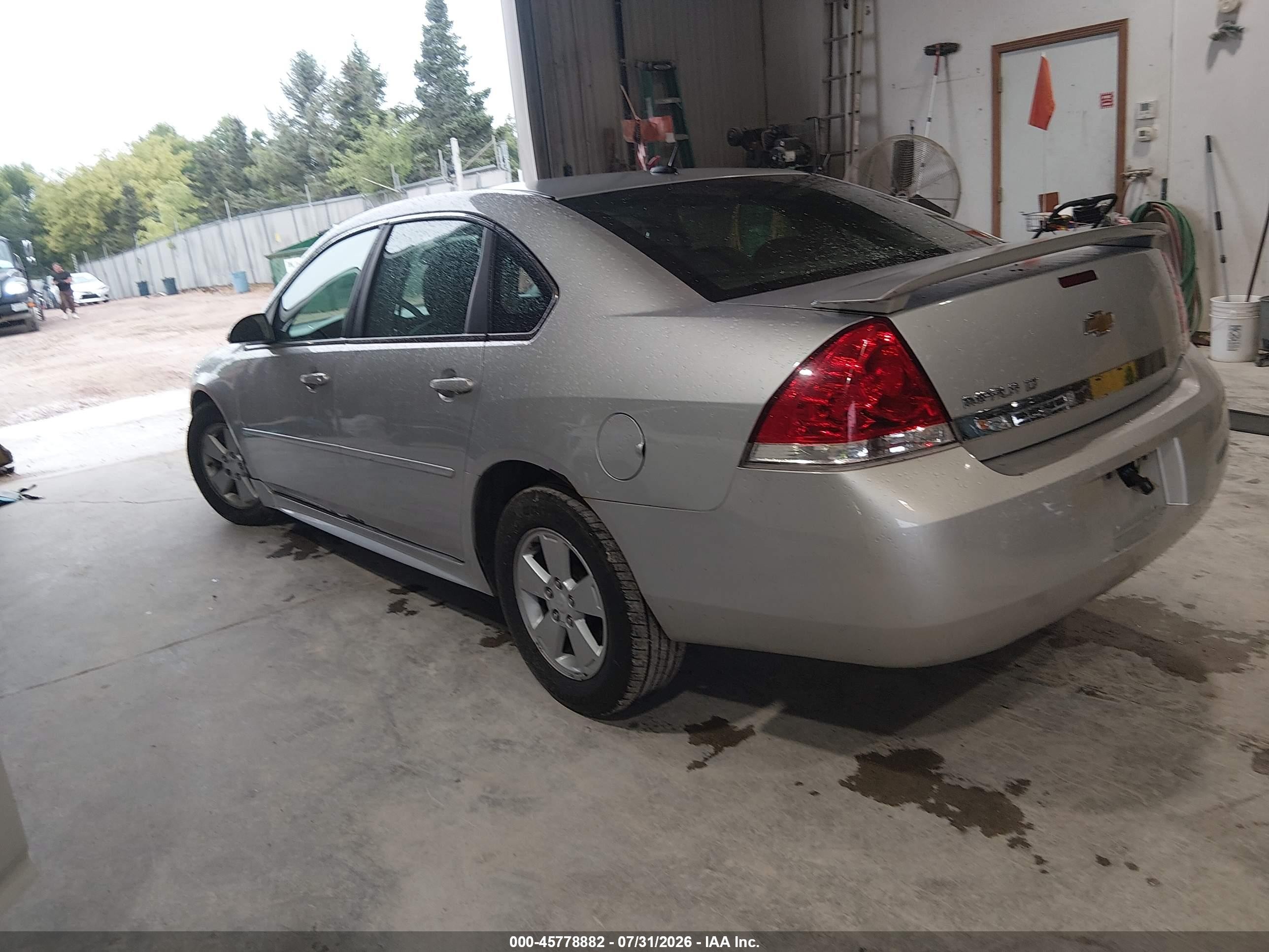 2010 Chevrolet Impala Lt Silver vin: 2G1WB5EN6A1140591