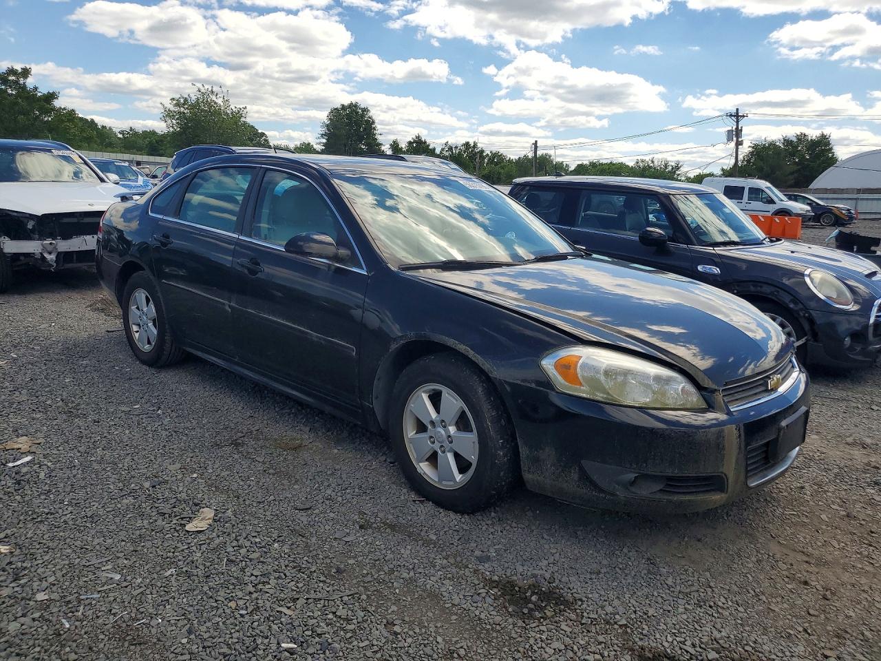 2010 Chevrolet Impala Black vin: 2G1WB5EN6A1153227