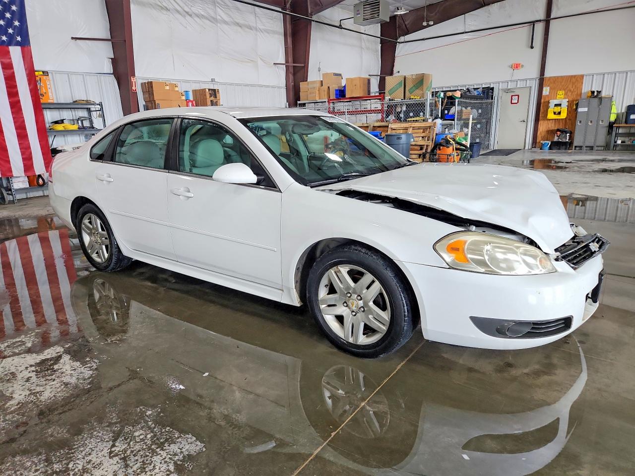 2010 Chevrolet Impala Lt White vin: 2G1WB5EN7A1258360
