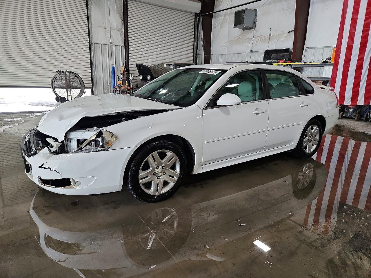 2010 Chevrolet Impala Lt White vin: 2G1WB5EN7A1258360