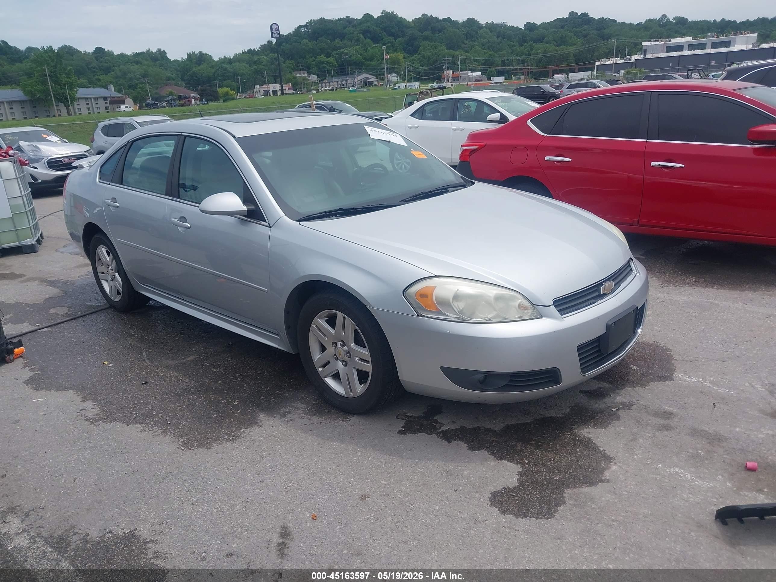 2010 Chevrolet Impala Lt Silver vin: 2G1WB5EN7A1264417