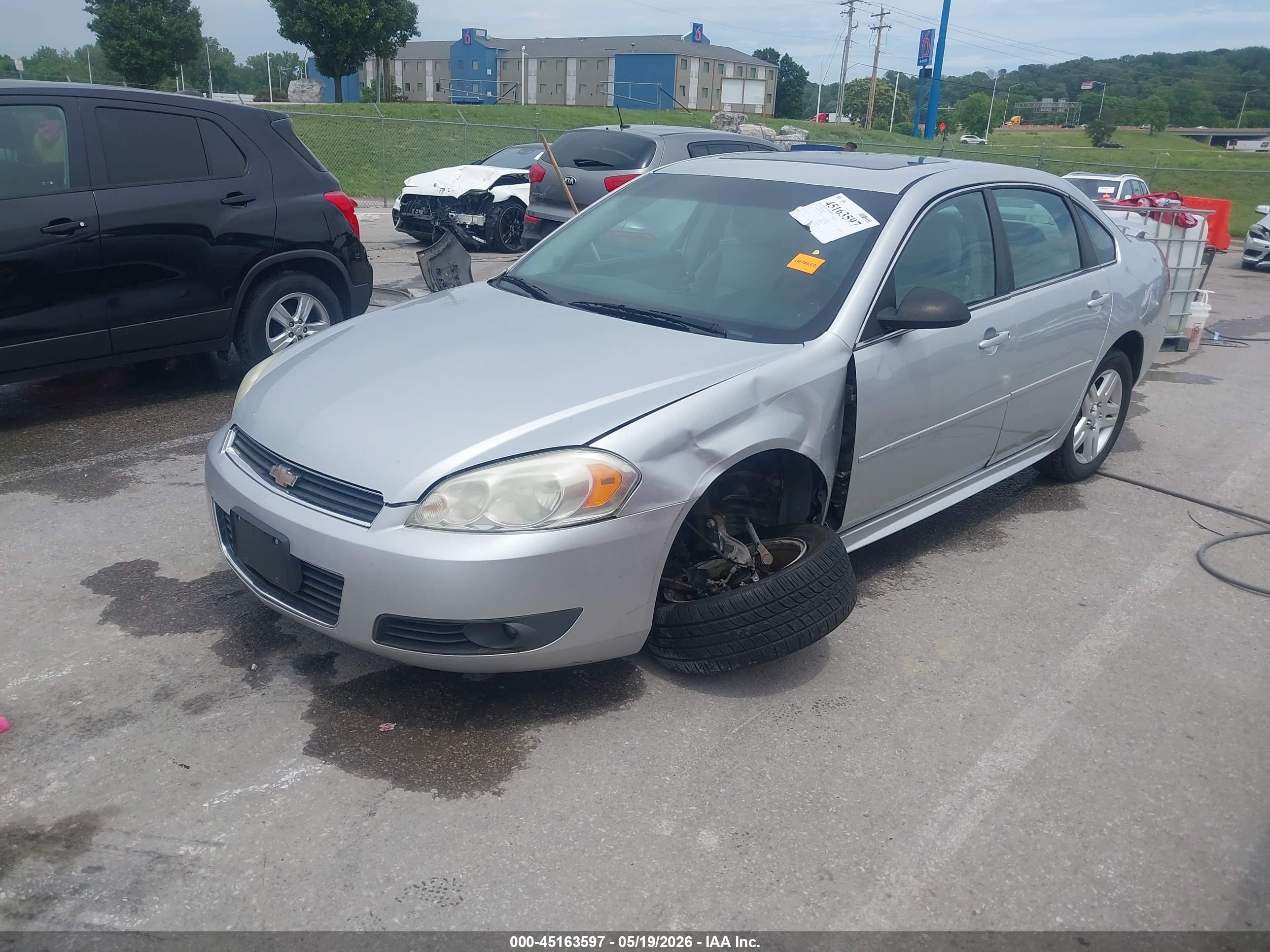 2010 Chevrolet Impala Lt Silver vin: 2G1WB5EN7A1264417