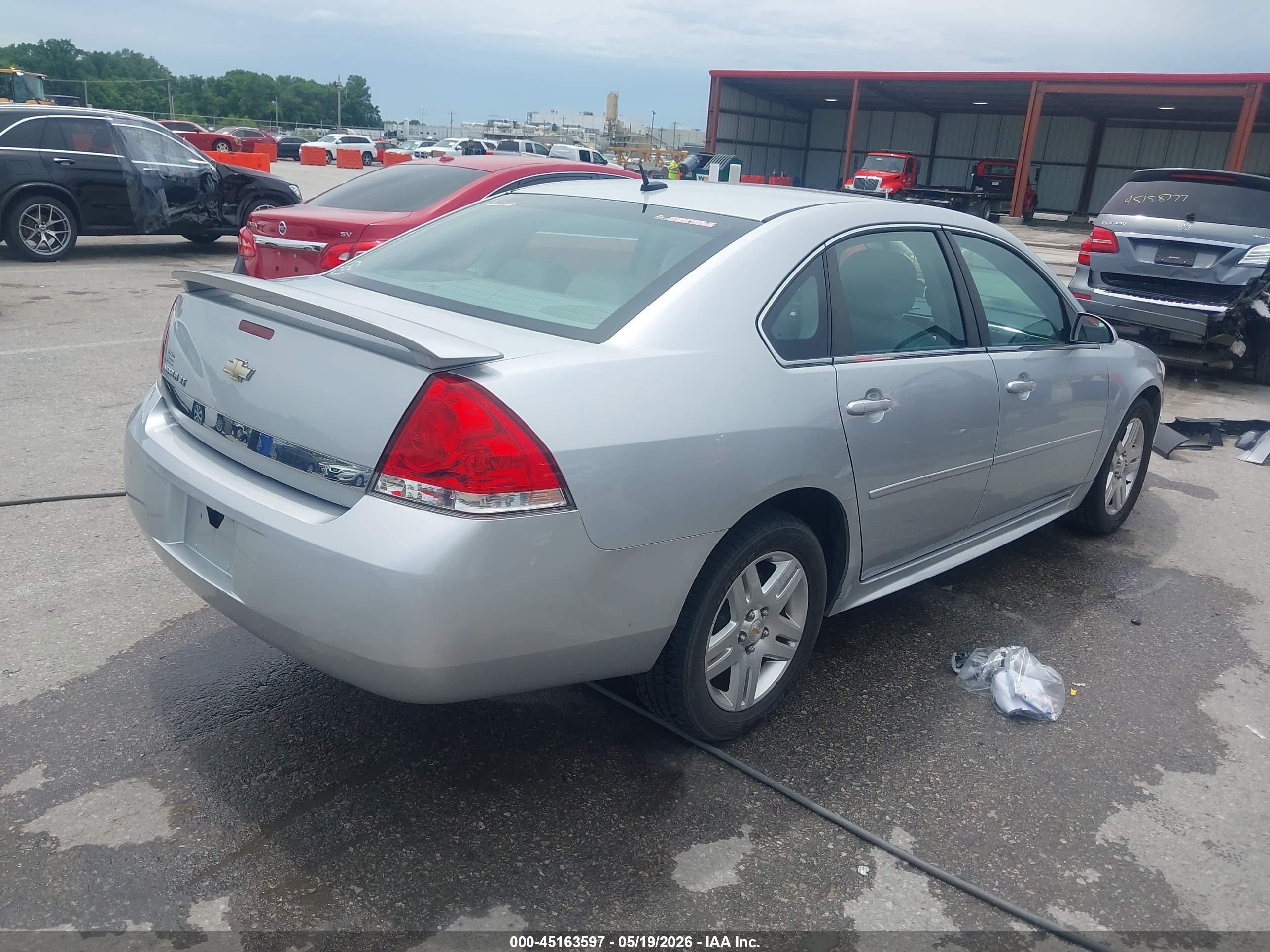 2010 Chevrolet Impala Lt Silver vin: 2G1WB5EN7A1264417
