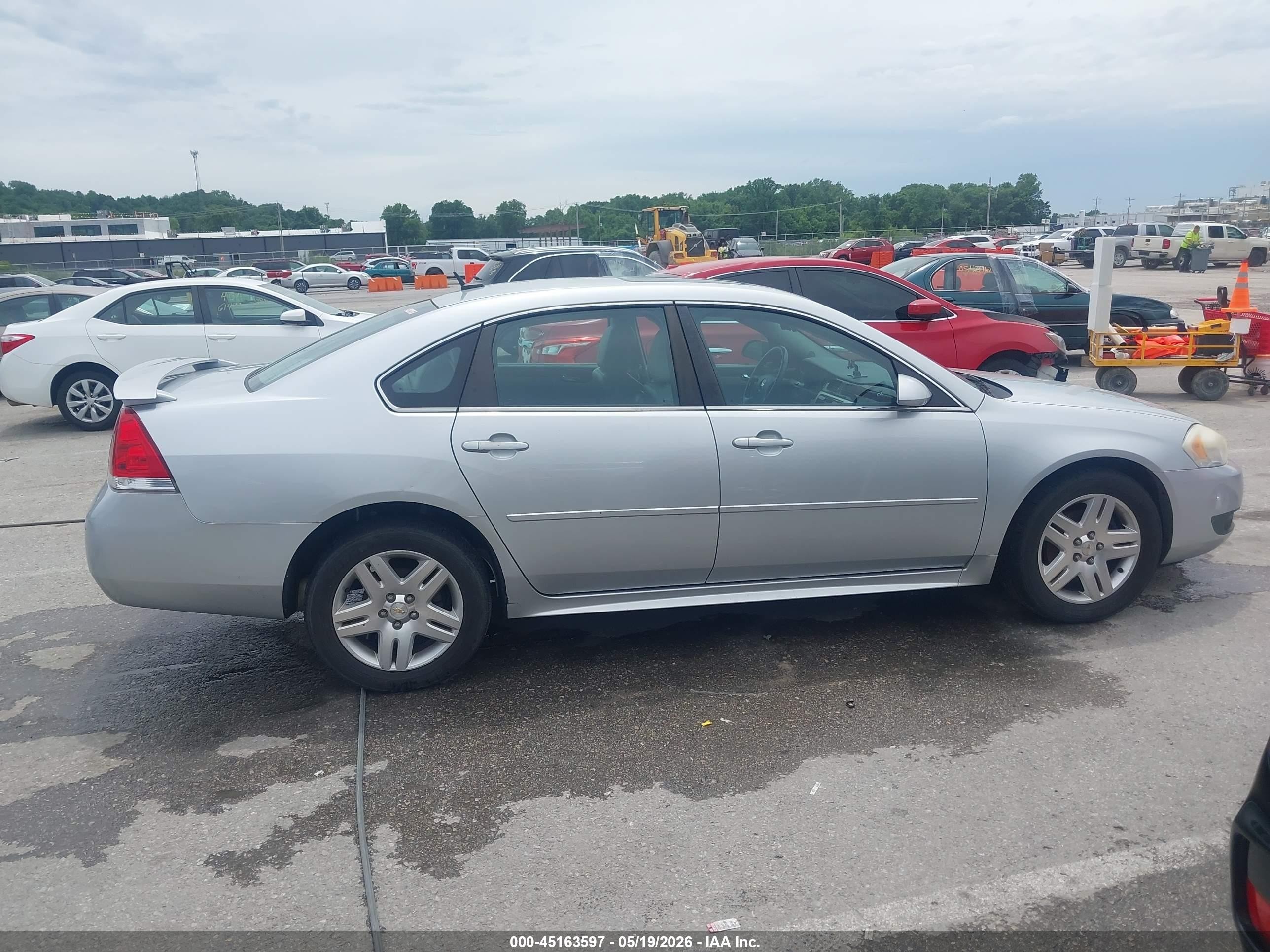 2010 Chevrolet Impala Lt Silver vin: 2G1WB5EN7A1264417
