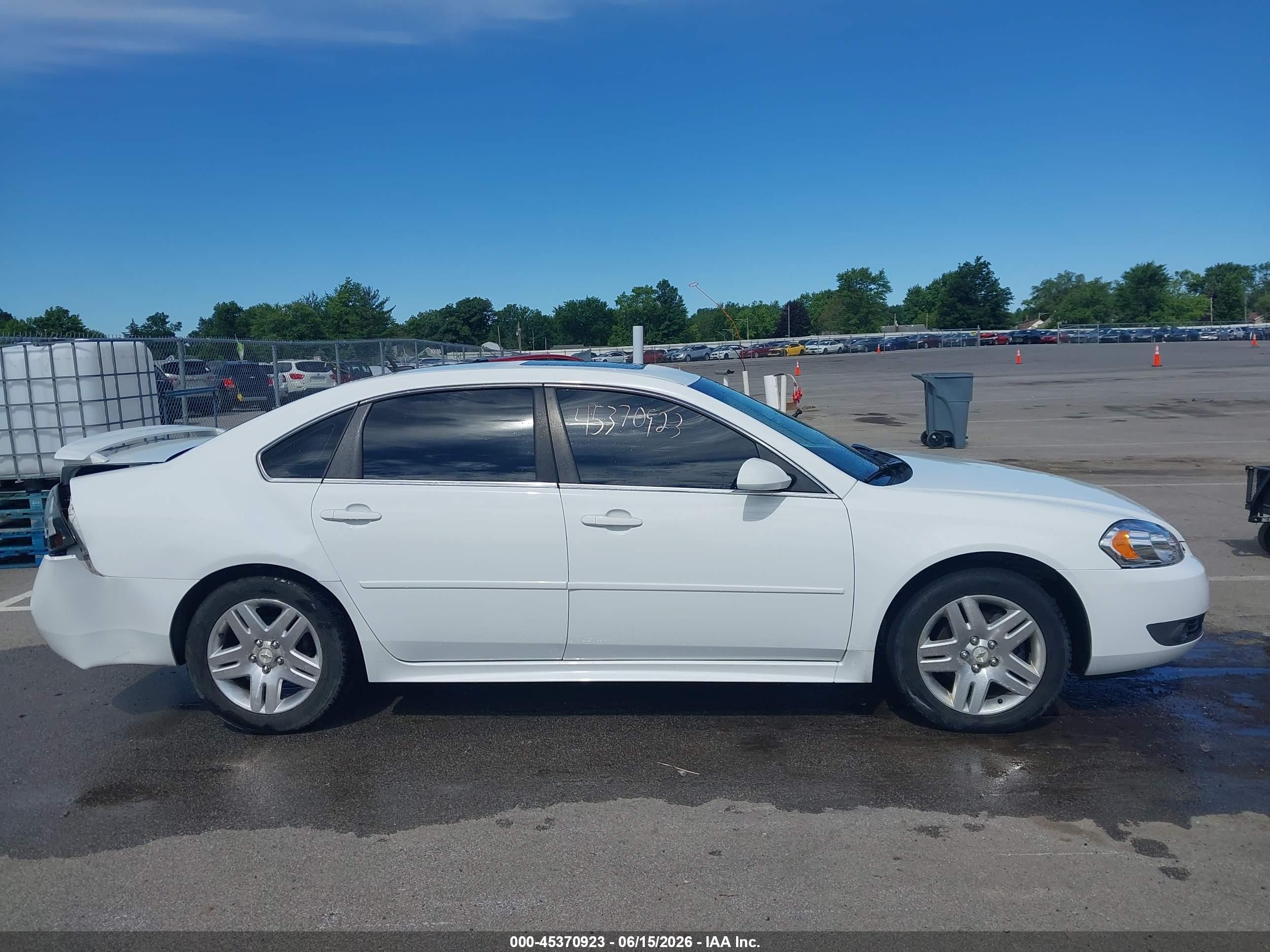 2010 Chevrolet Impala Lt White vin: 2G1WB5EN8A1186567