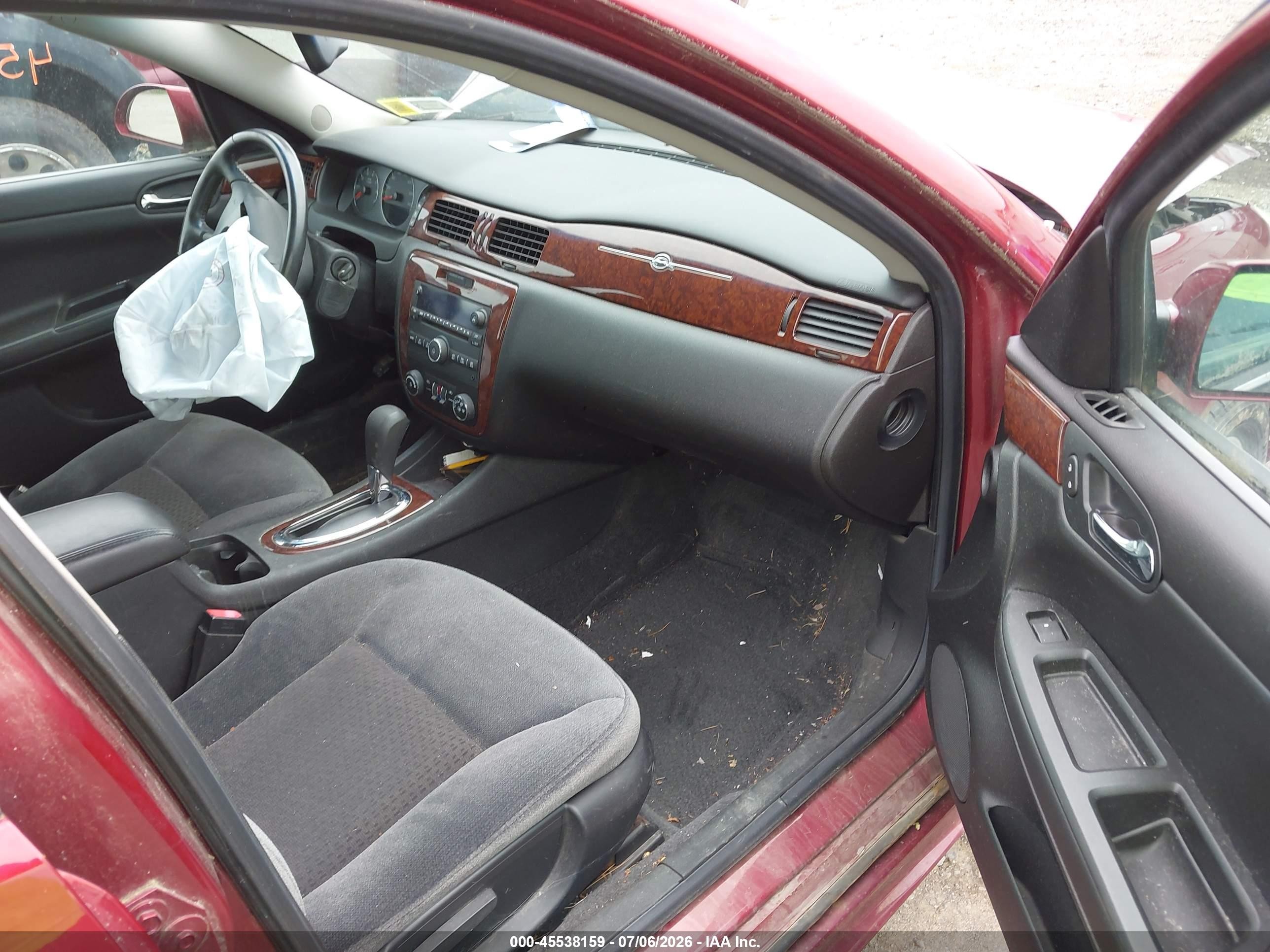 2010 Chevrolet Impala Lt Красный vin: 2G1WB5EN8A1237386