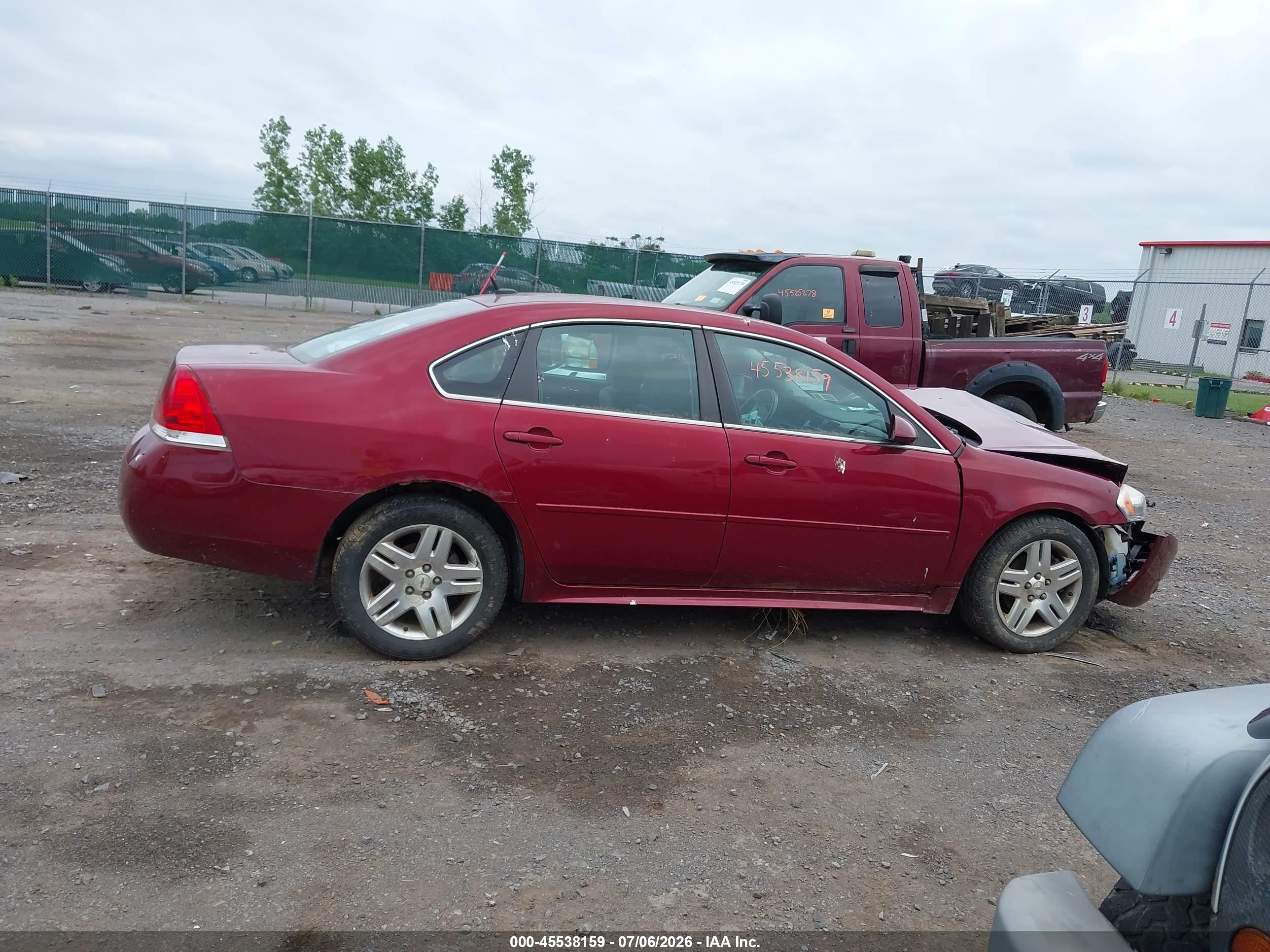 2010 Chevrolet Impala Lt Красный vin: 2G1WB5EN8A1237386