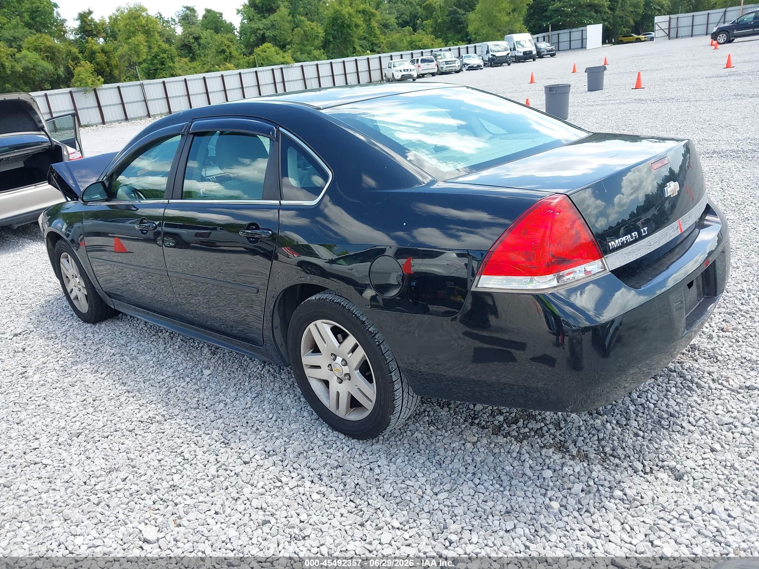 2010 Chevrolet Impala Lt Black vin: 2G1WB5EN8A1255967