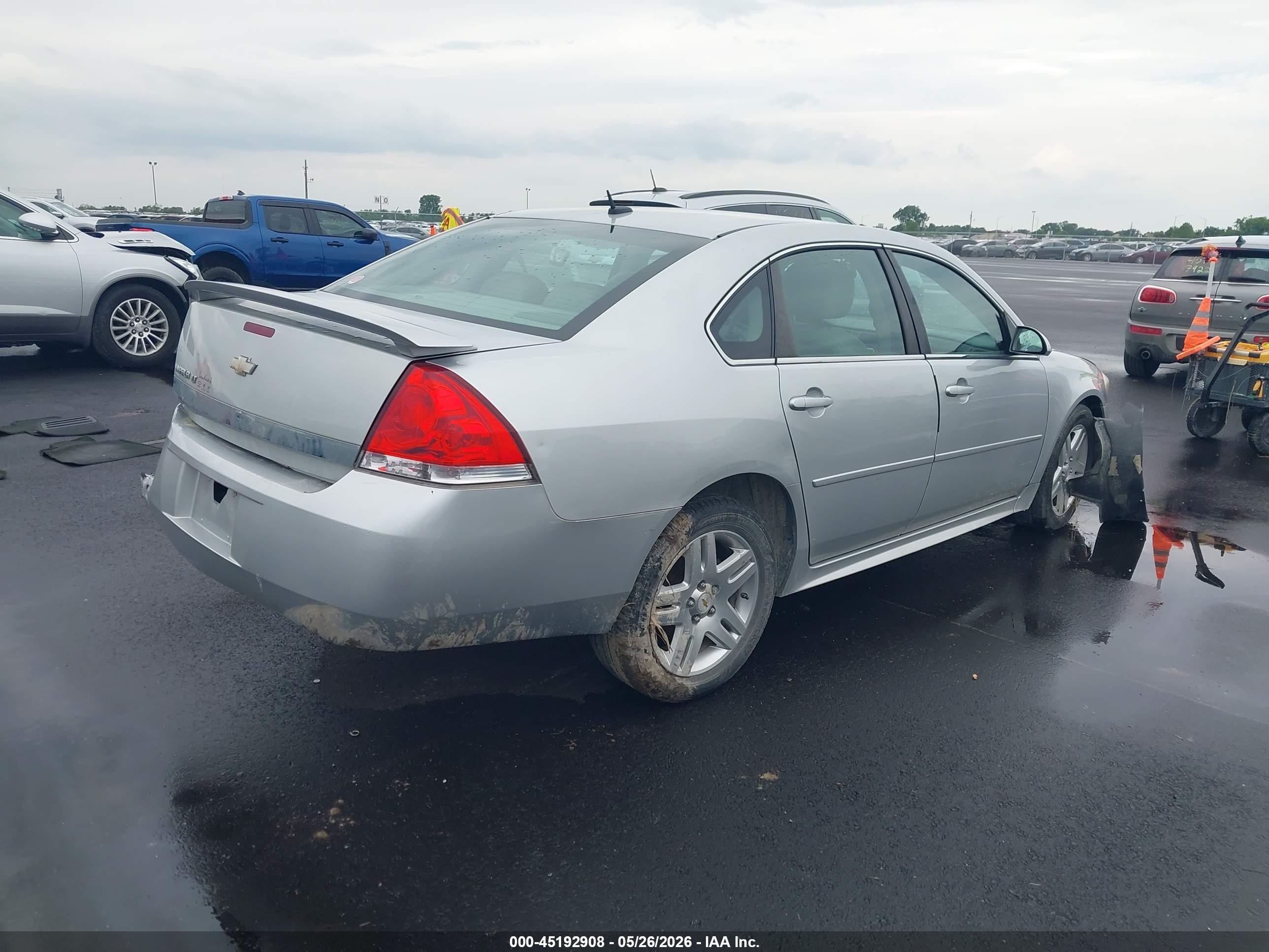 2010 Chevrolet Impala Lt Silver vin: 2G1WB5EN8A1258531