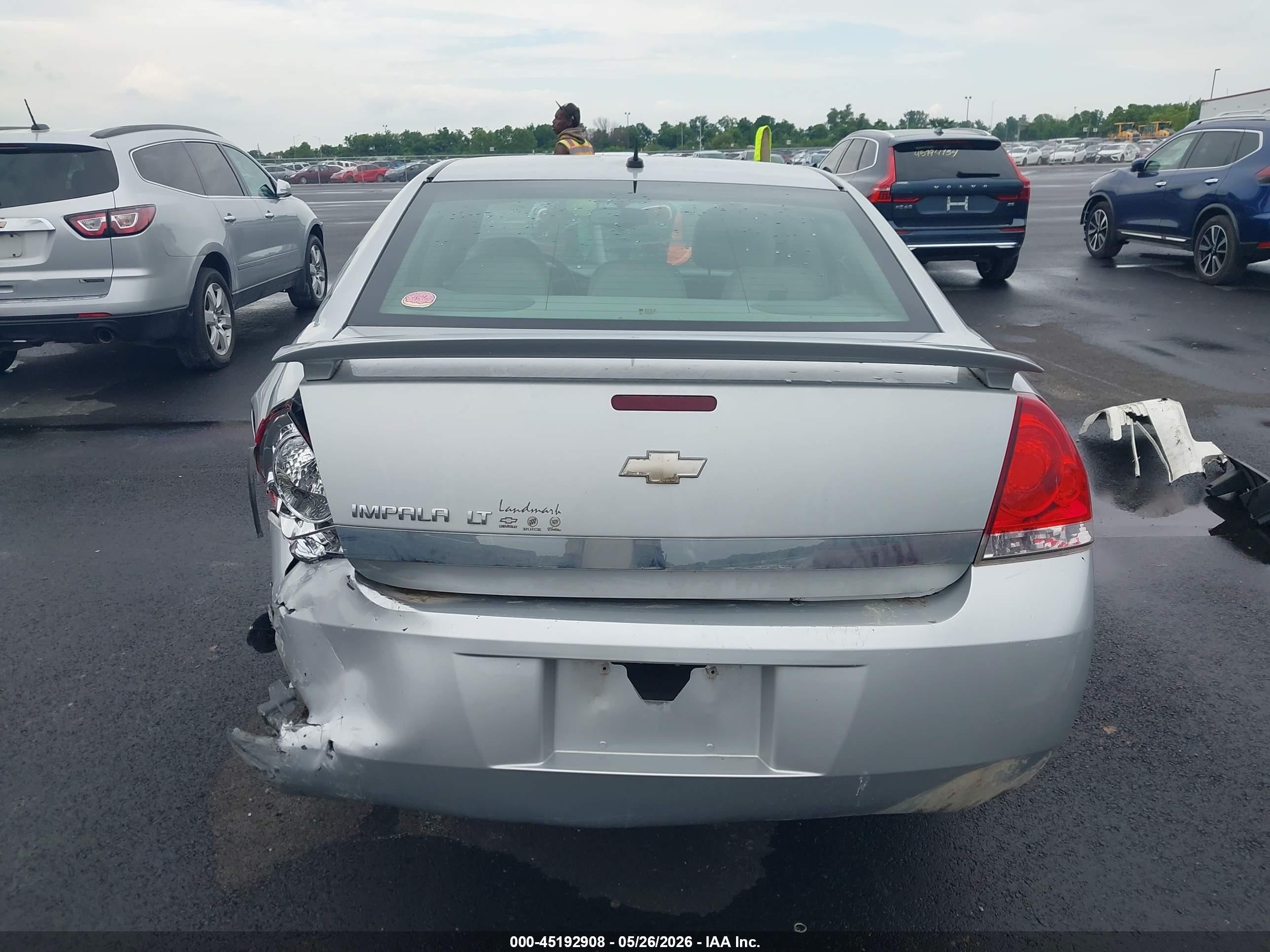 2010 Chevrolet Impala Lt Silver vin: 2G1WB5EN8A1258531