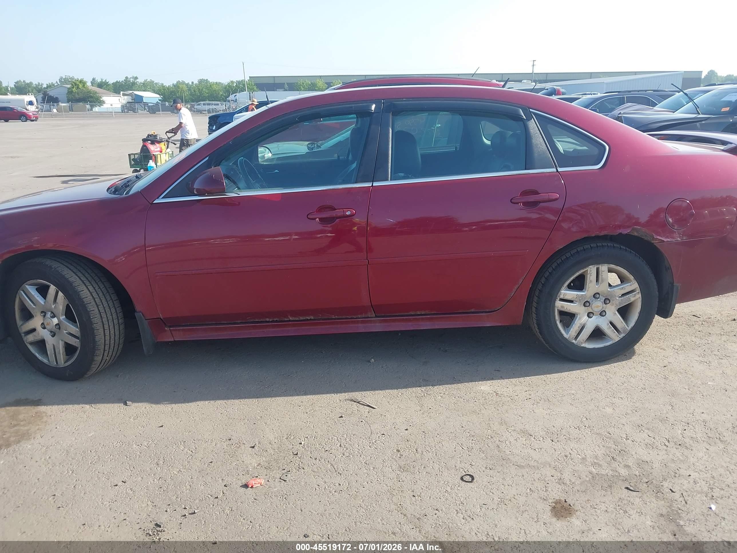 2010 Chevrolet Impala Lt Red vin: 2G1WB5EN9A1242757