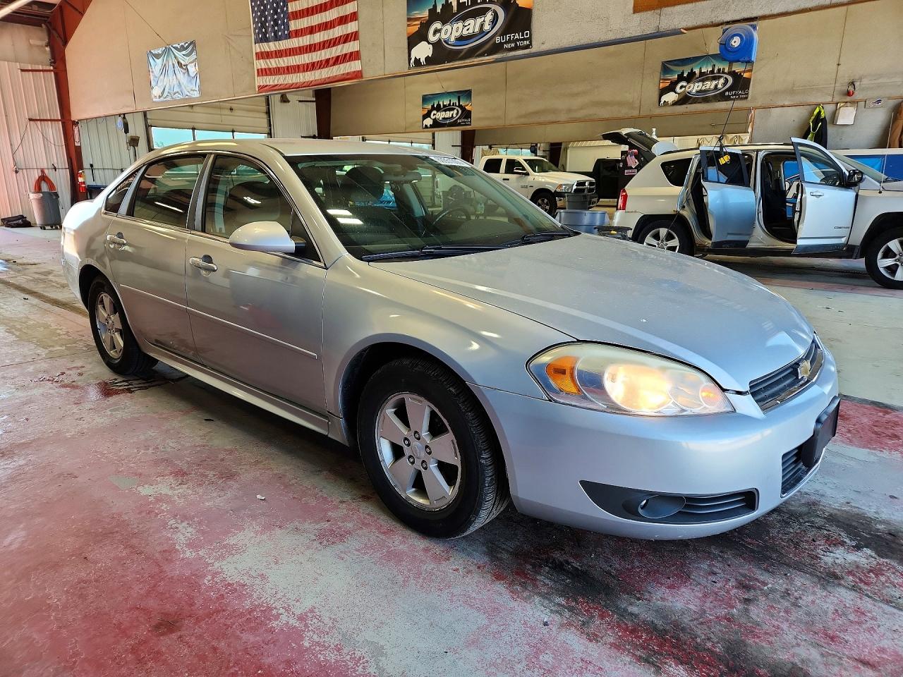2010 Chevrolet Impala Lt Silver vin: 2G1WB5EN9A1246095