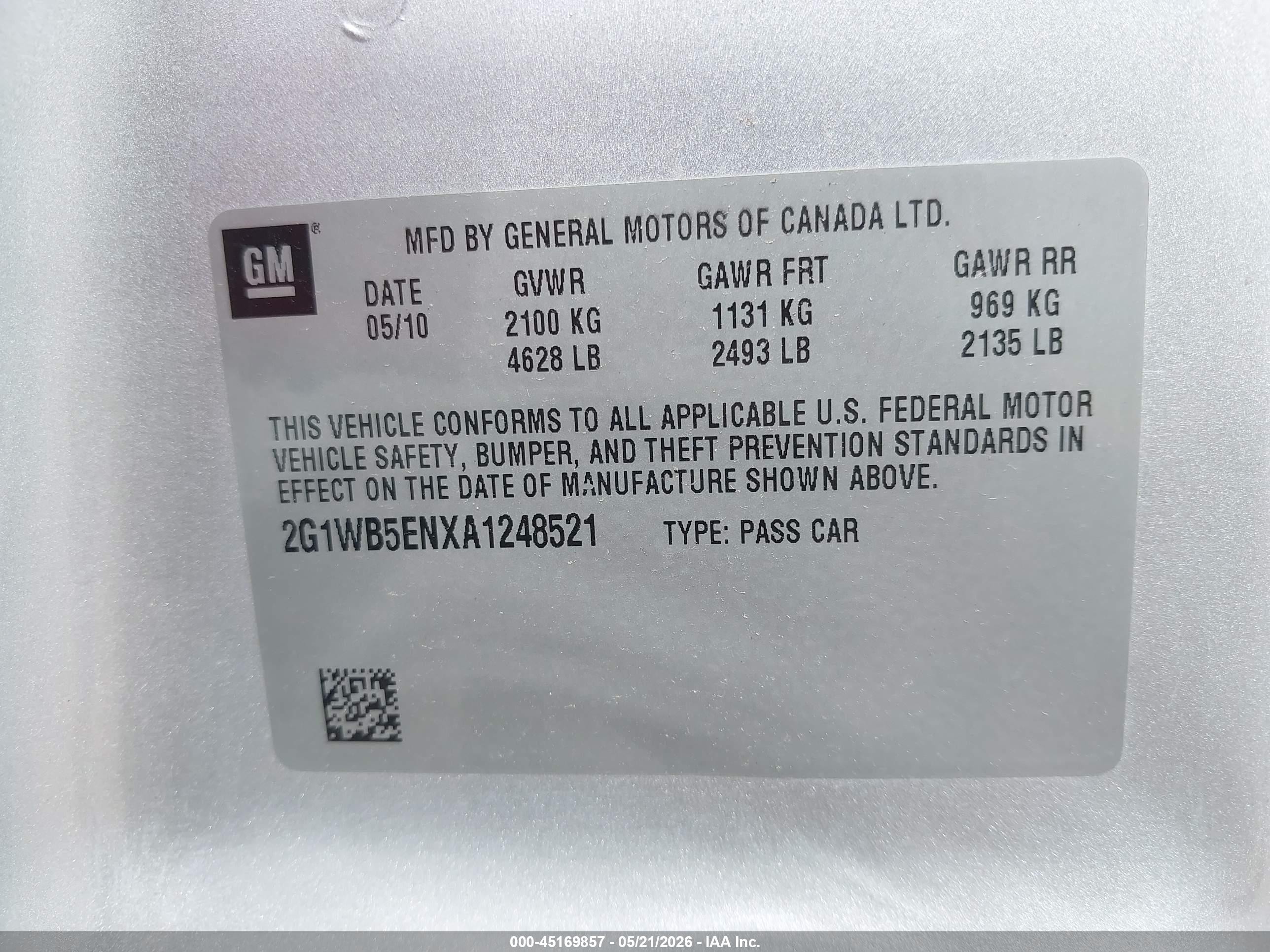 2010 Chevrolet Impala Lt Silver vin: 2G1WB5ENXA1248521