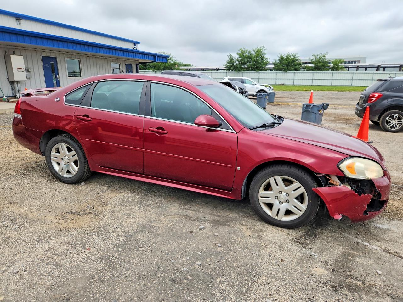 2009 Chevrolet Impala 2lt Красный vin: 2G1WC57M491322819