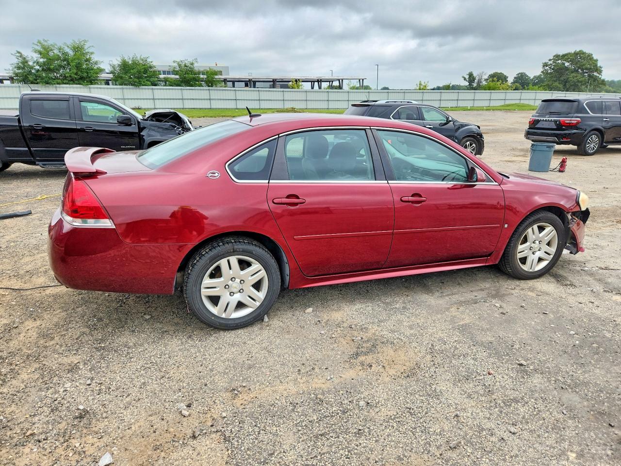 2009 Chevrolet Impala 2lt Красный vin: 2G1WC57M491322819