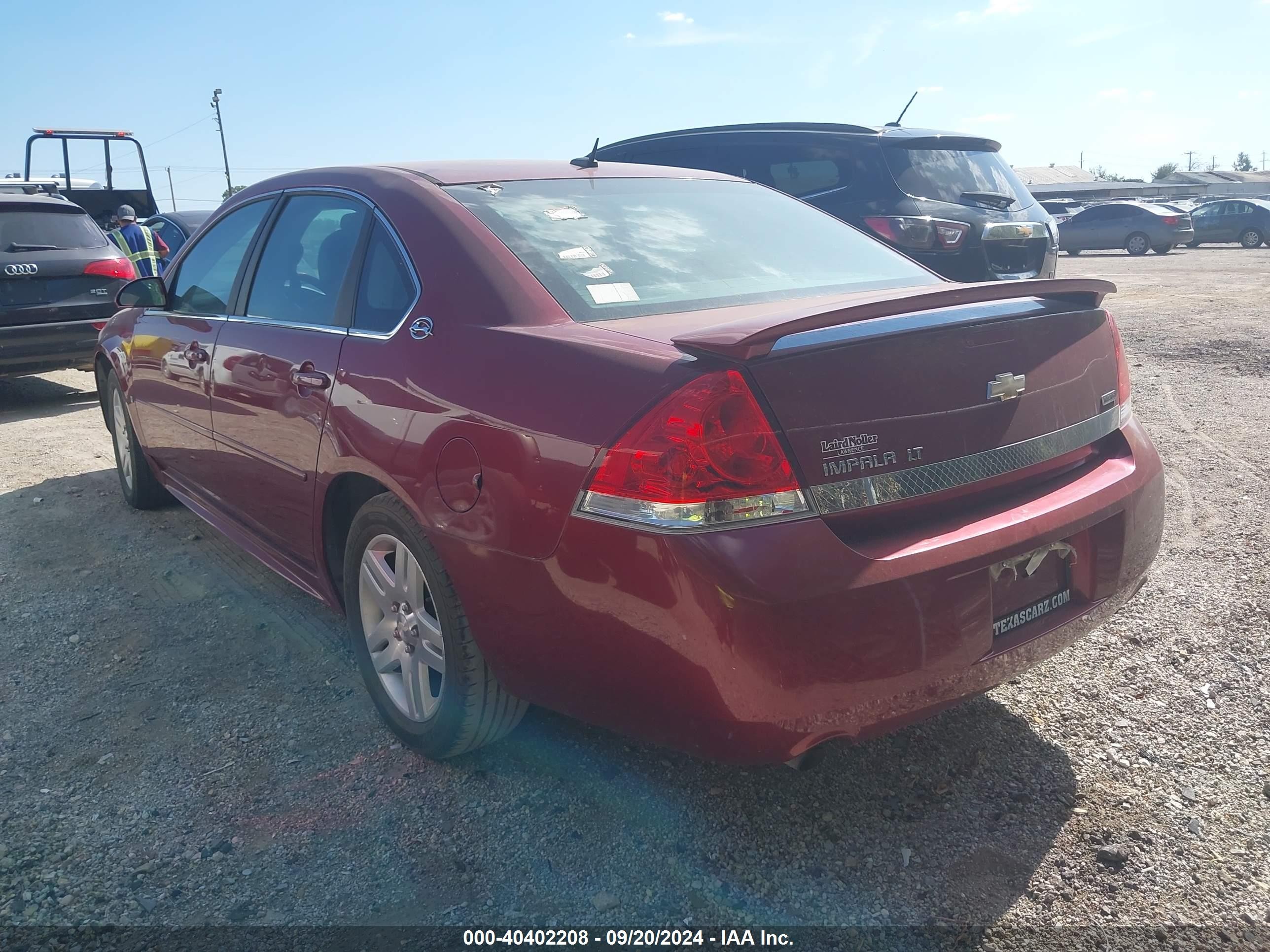 2009 Chevrolet Impala Lt Burgundy vin: 2G1WC57M591214547