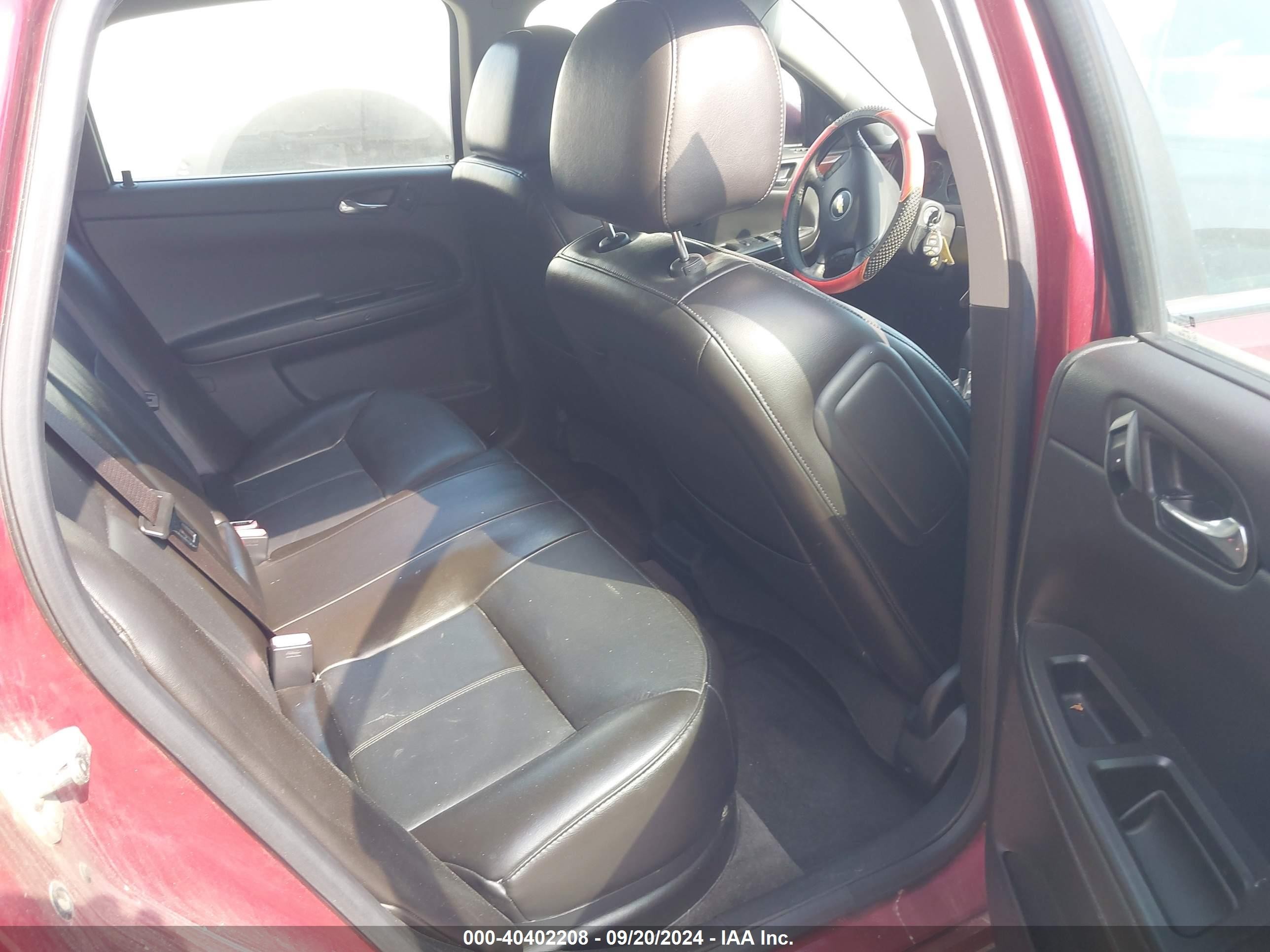 2009 Chevrolet Impala Lt Burgundy vin: 2G1WC57M591214547