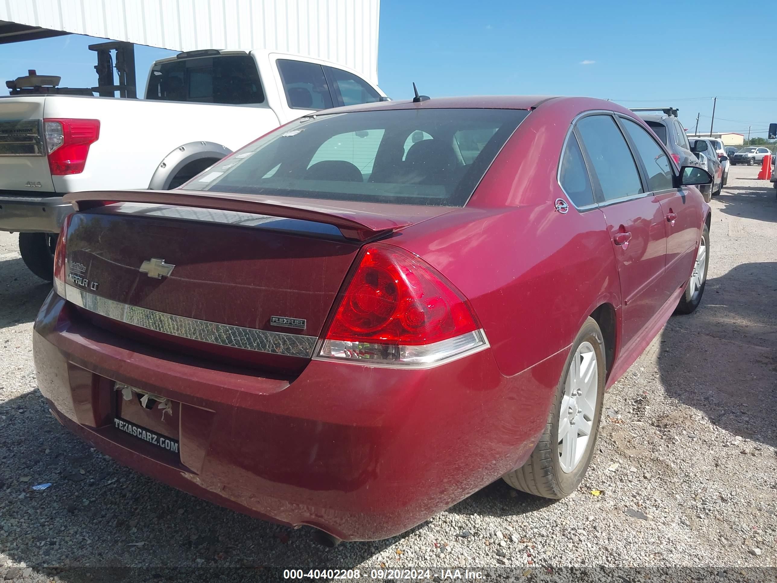 2009 Chevrolet Impala Lt Burgundy vin: 2G1WC57M591214547