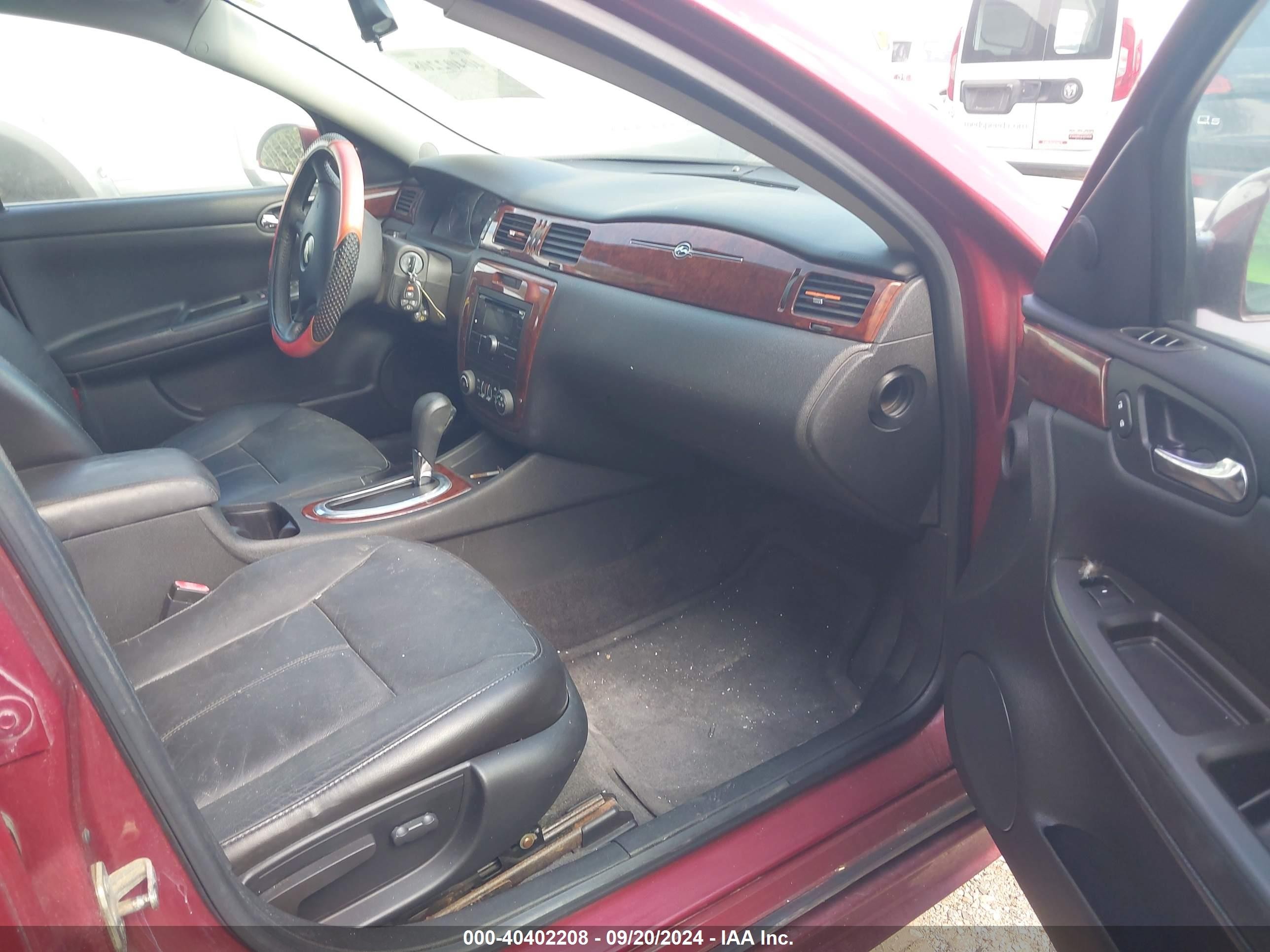 2009 Chevrolet Impala Lt Burgundy vin: 2G1WC57M591214547