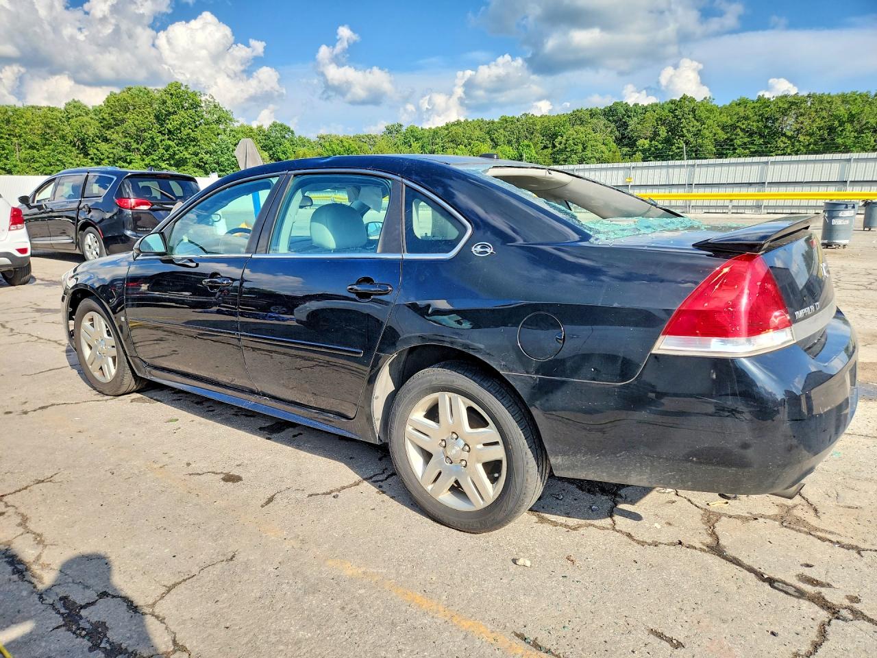 2009 Chevrolet Impala 2lt Black vin: 2G1WC57M891267193