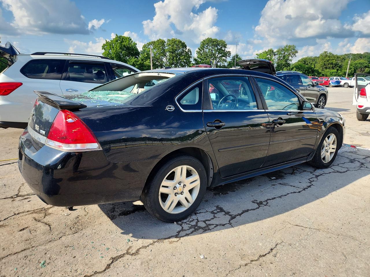 2009 Chevrolet Impala 2lt Black vin: 2G1WC57M891267193